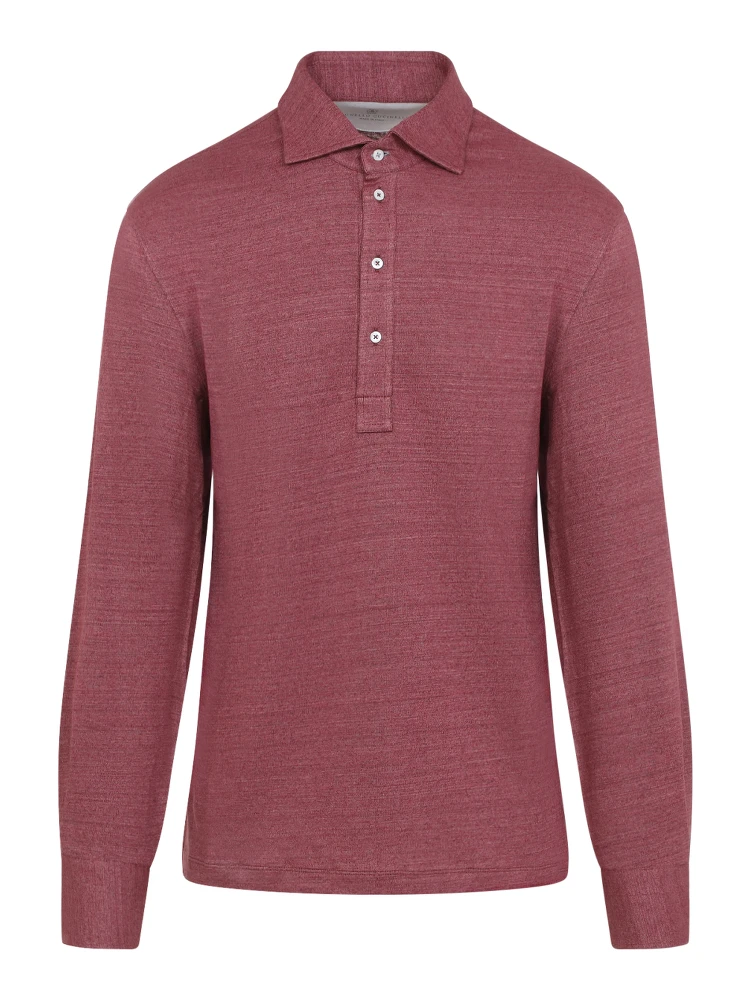 Brunello Cucinelli Long Sleeves Polo alternative