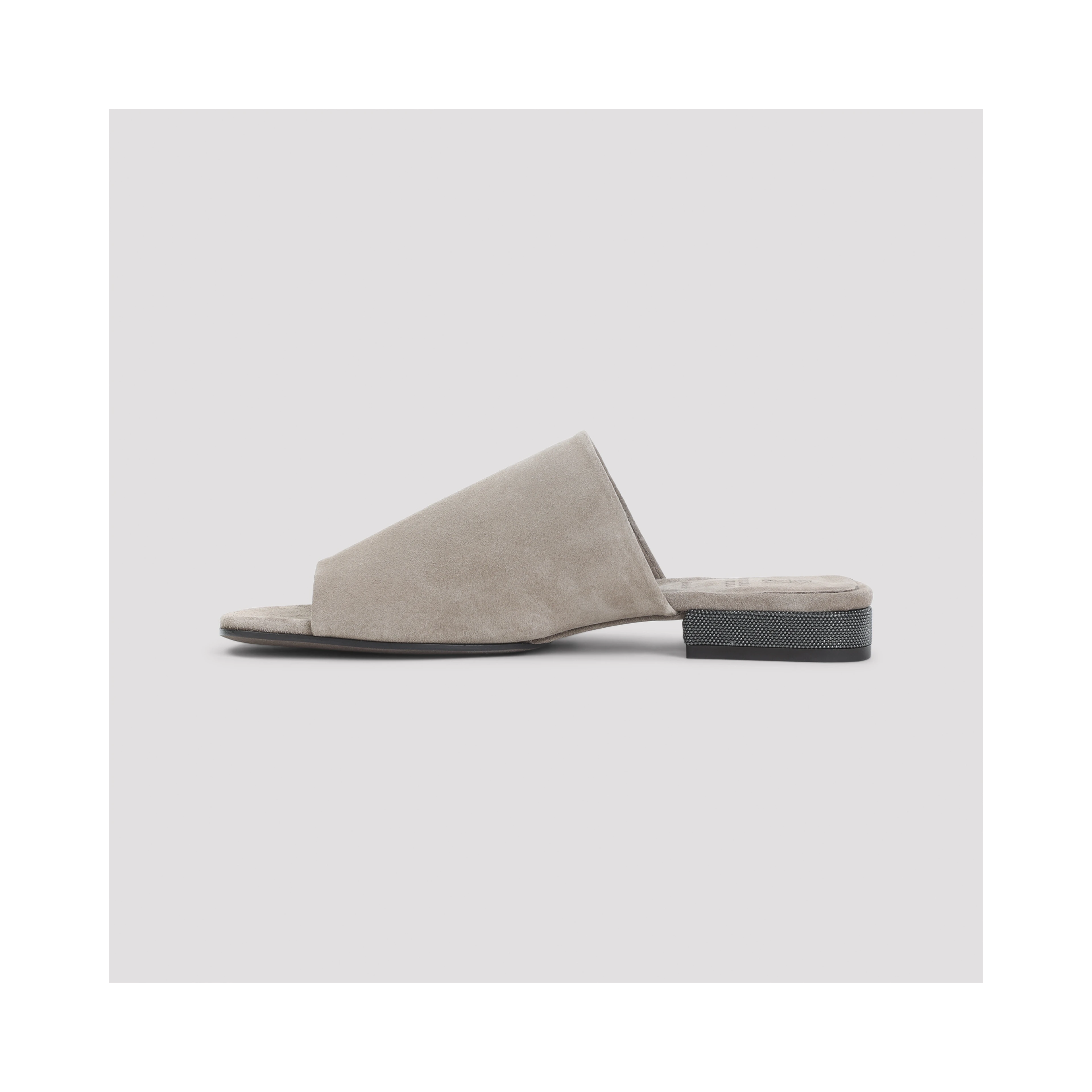 Brunello Cucinelli Suede Flat Sandals
