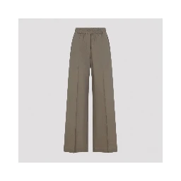 Brunello Cucinelli Wide Leg Cotton Pants