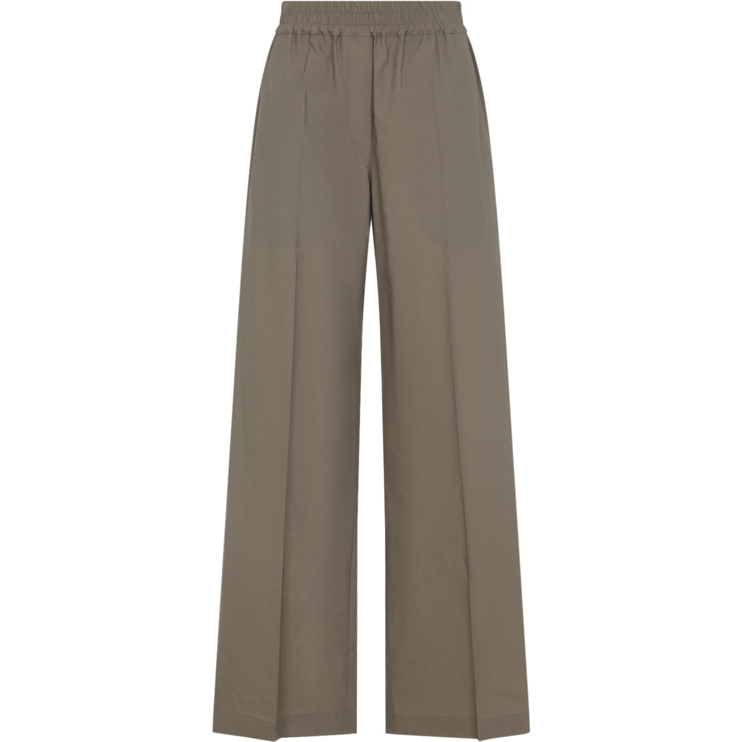 Brunello Cucinelli Wide Leg Cotton Pants