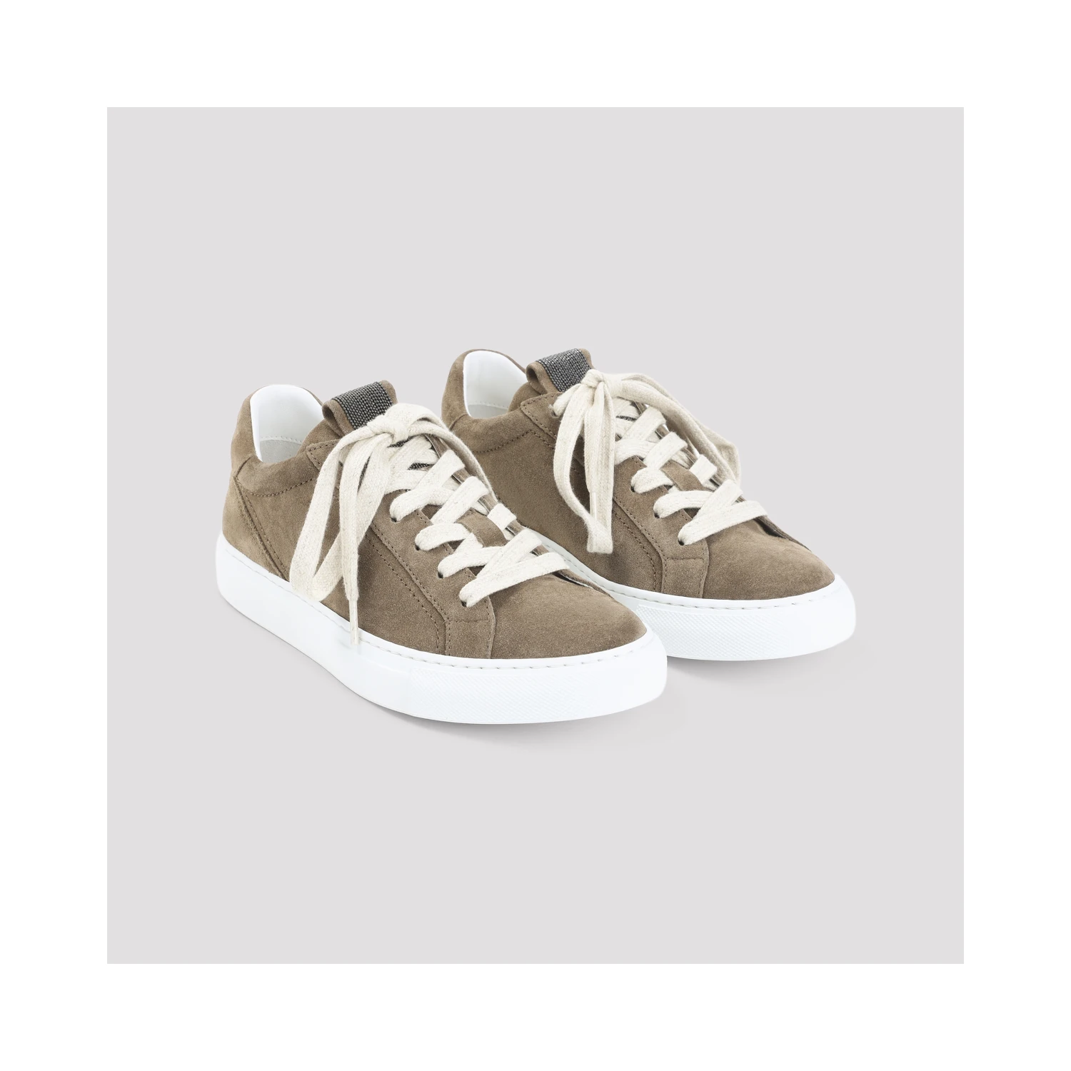 Brunello Cucinelli Suede Leather Sneakers