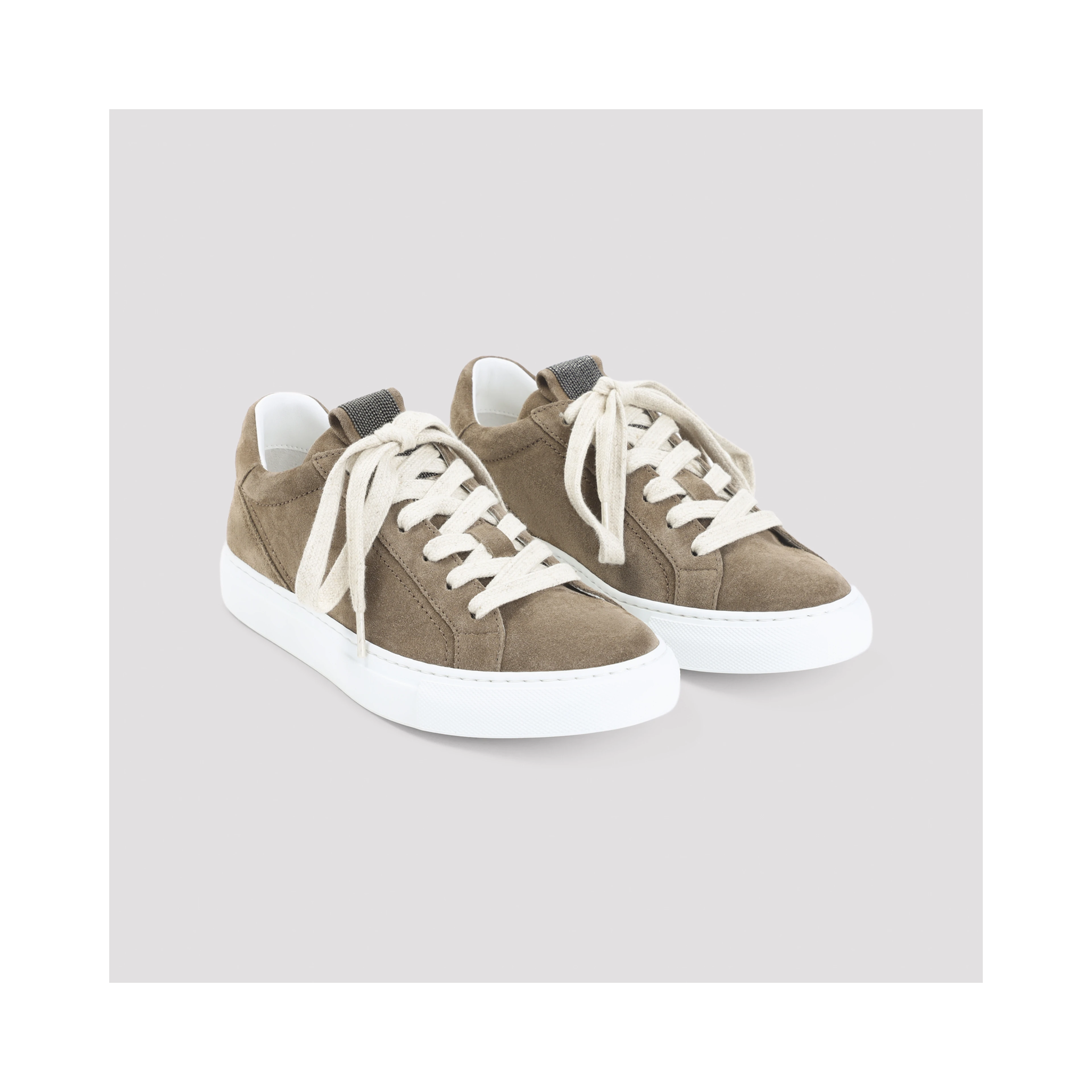 Brunello Cucinelli Suede Leather Sneakers