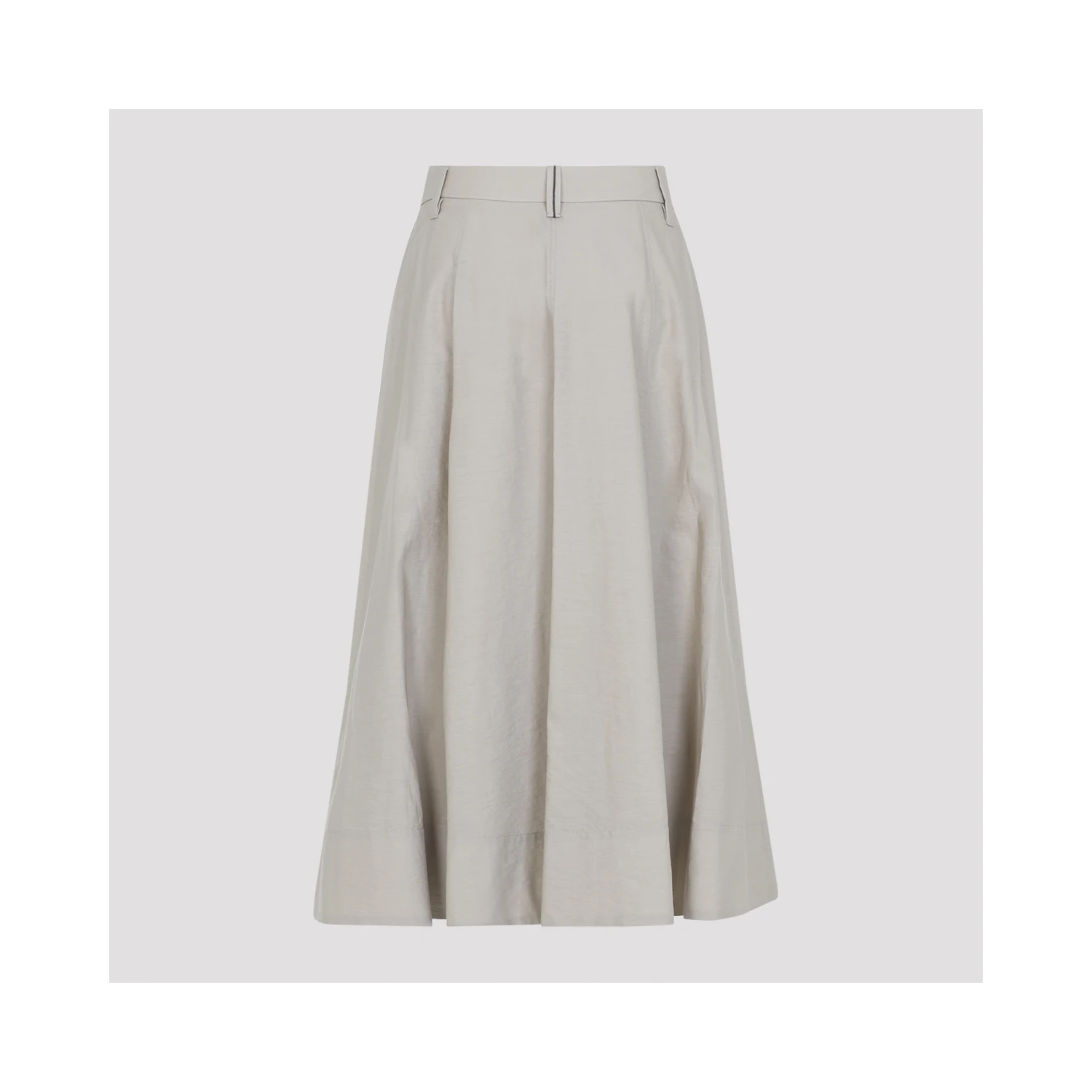 Brunello Cucinelli Cotton Midi Skirt