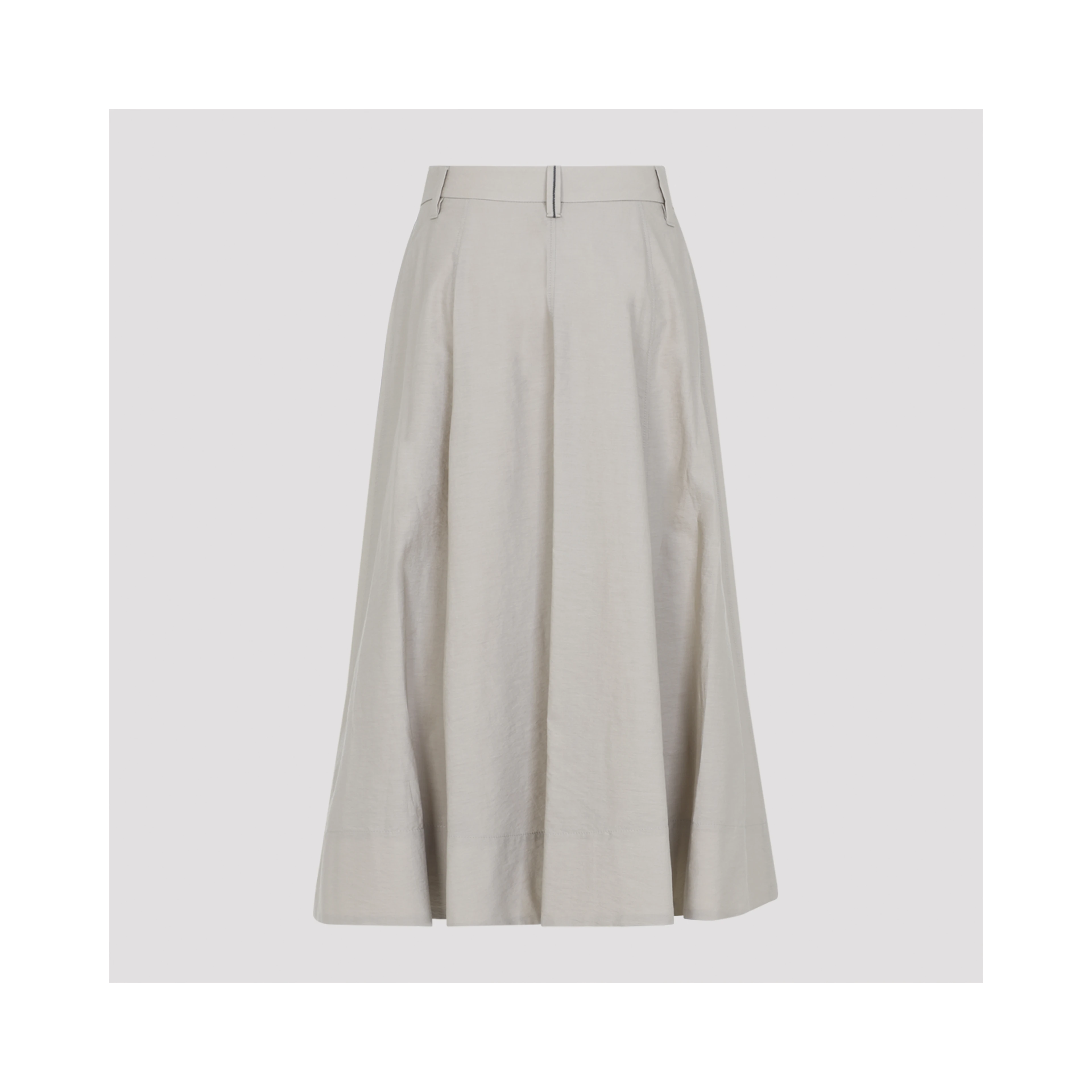Brunello Cucinelli Cotton Midi Skirt