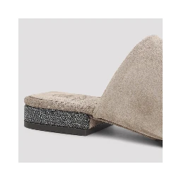 Brunello Cucinelli Suede Flat Sandals