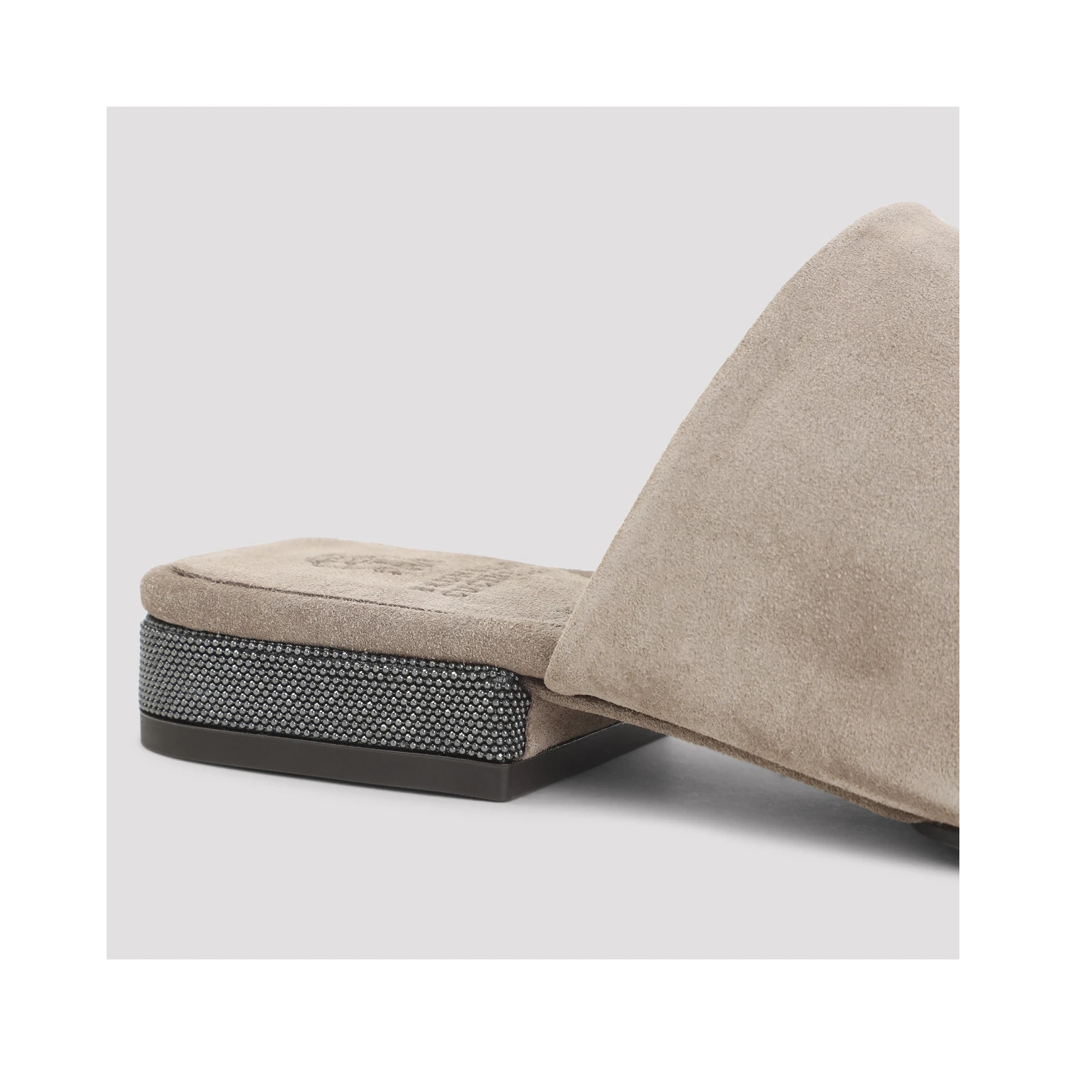 Brunello Cucinelli Suede Flat Sandals