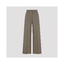 Brunello Cucinelli Wide Leg Cotton Pants