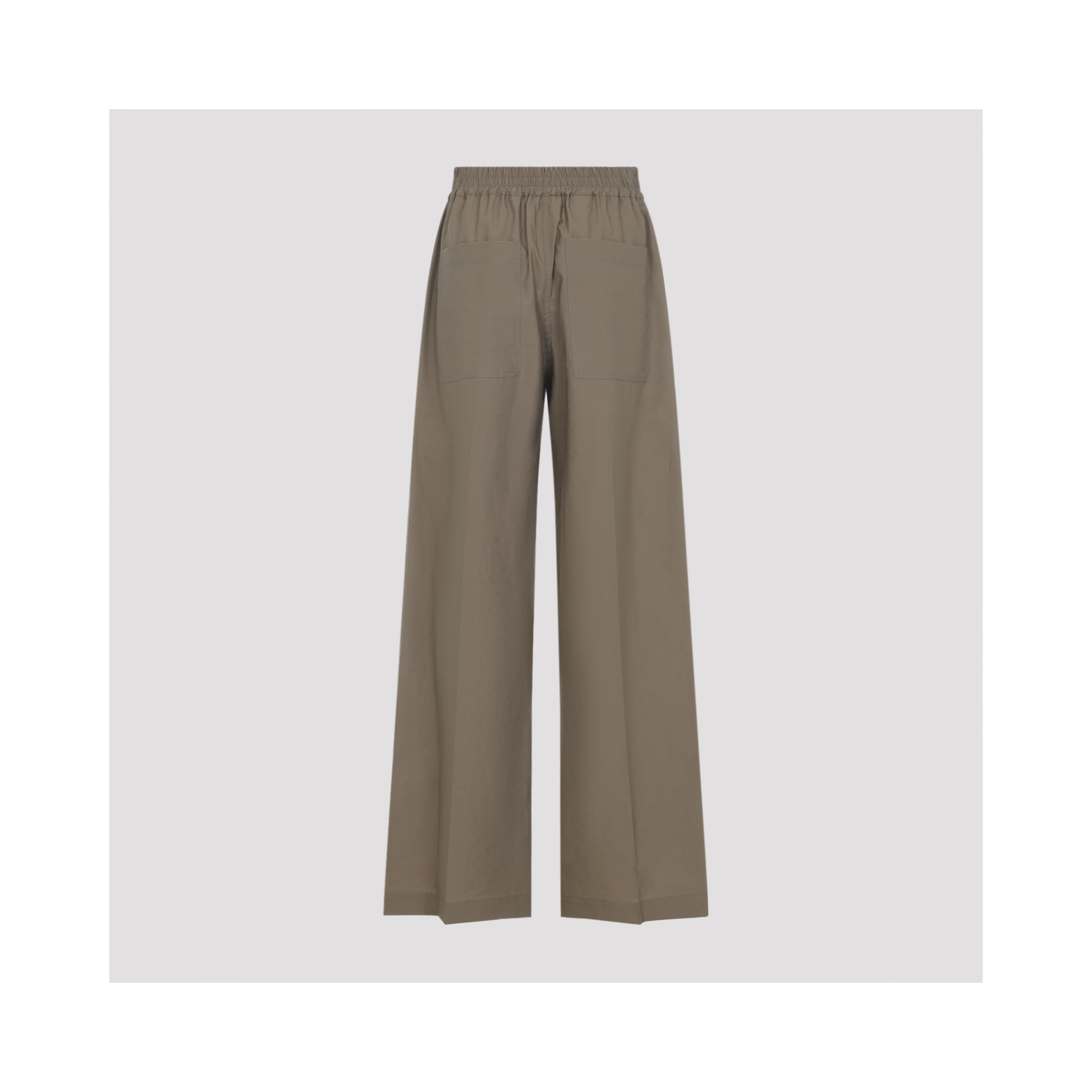 Brunello Cucinelli Wide Leg Cotton Pants
