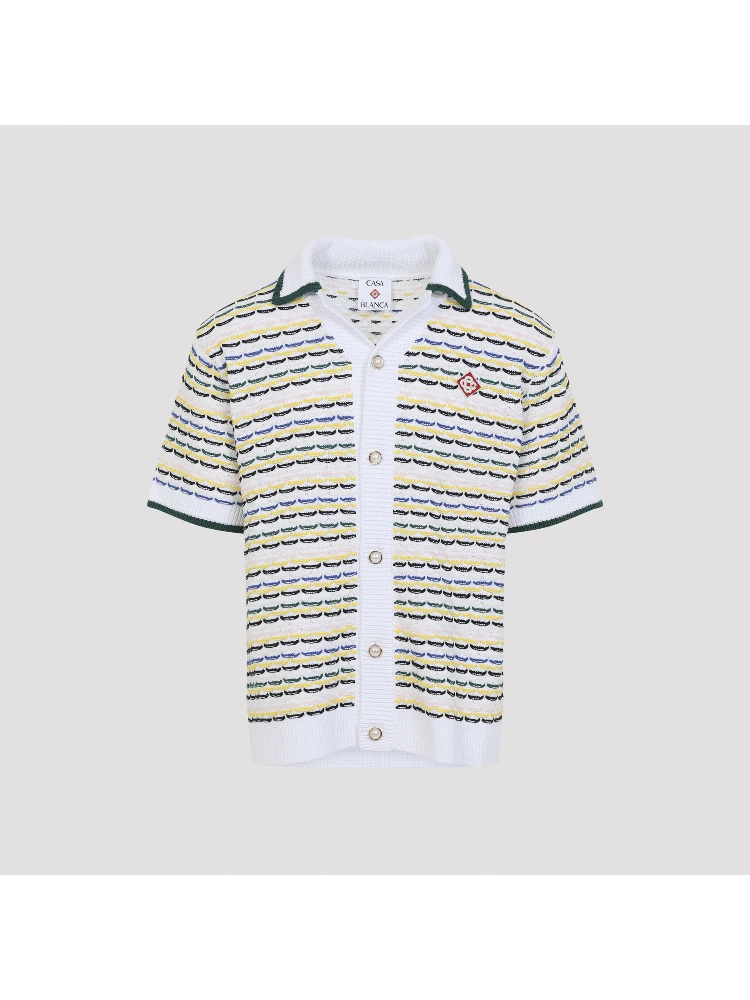 Casablanca Tuck Stitch Shirt