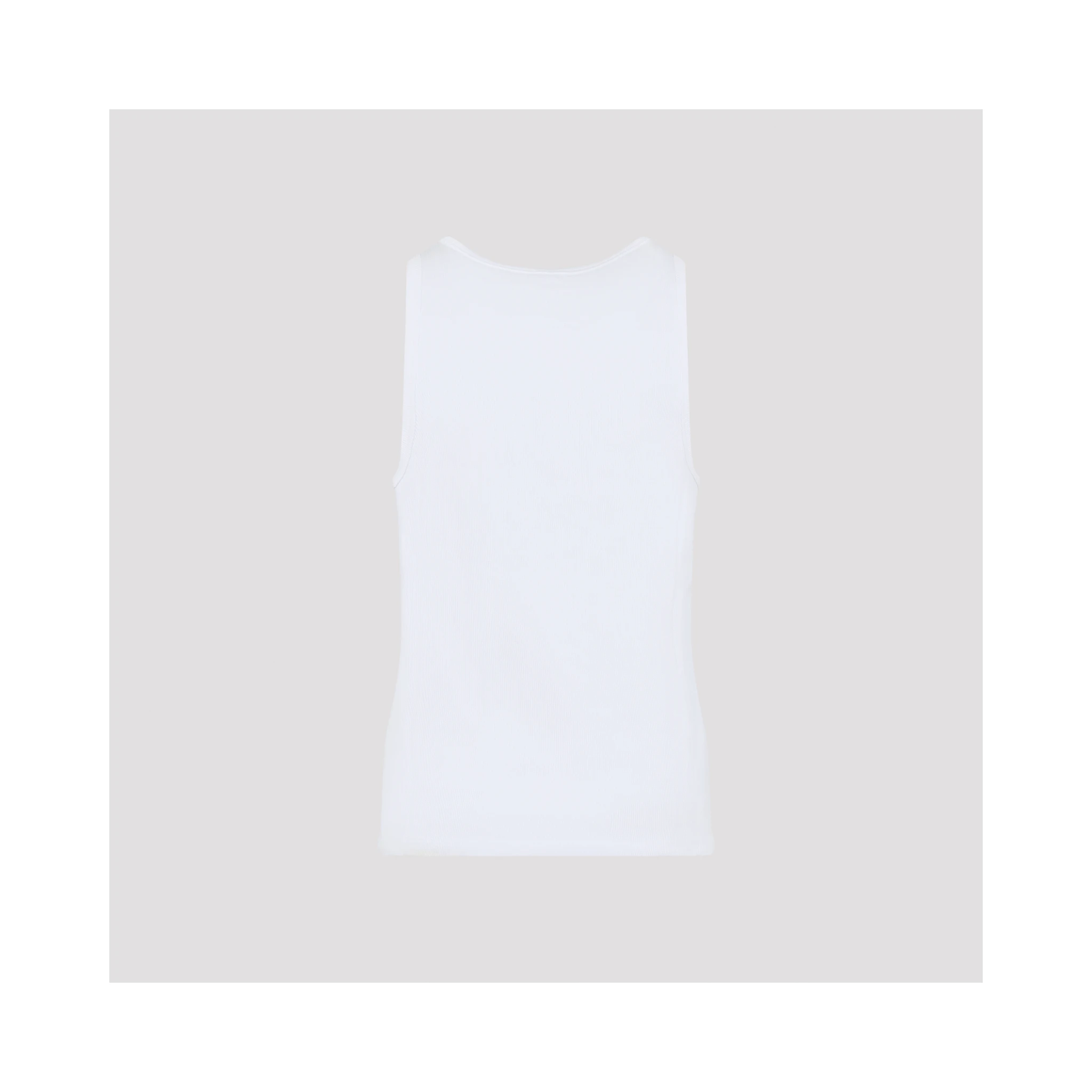 Casablanca Ribbed Tank Top