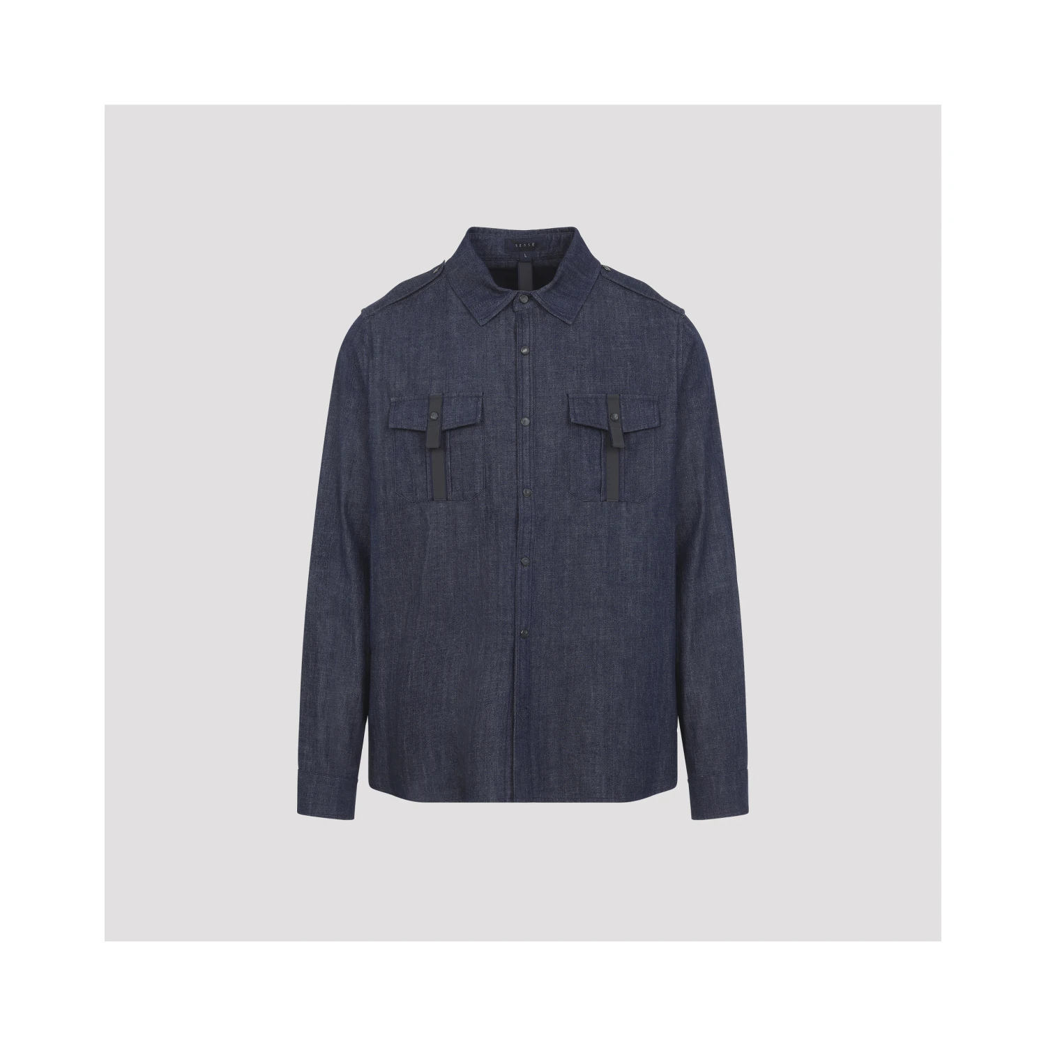 Sease Cotton Denim Overshirt