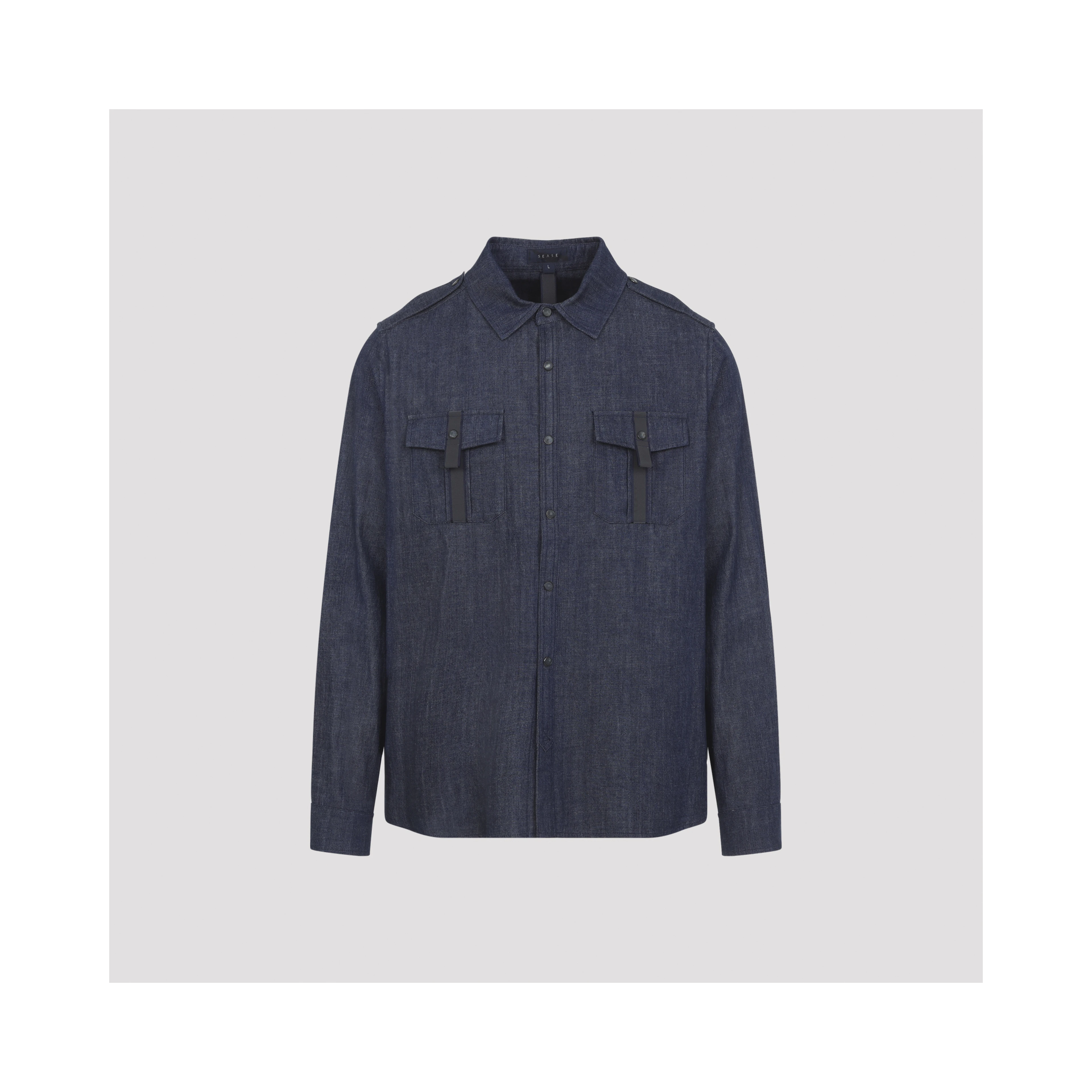 Sease Cotton Denim Overshirt