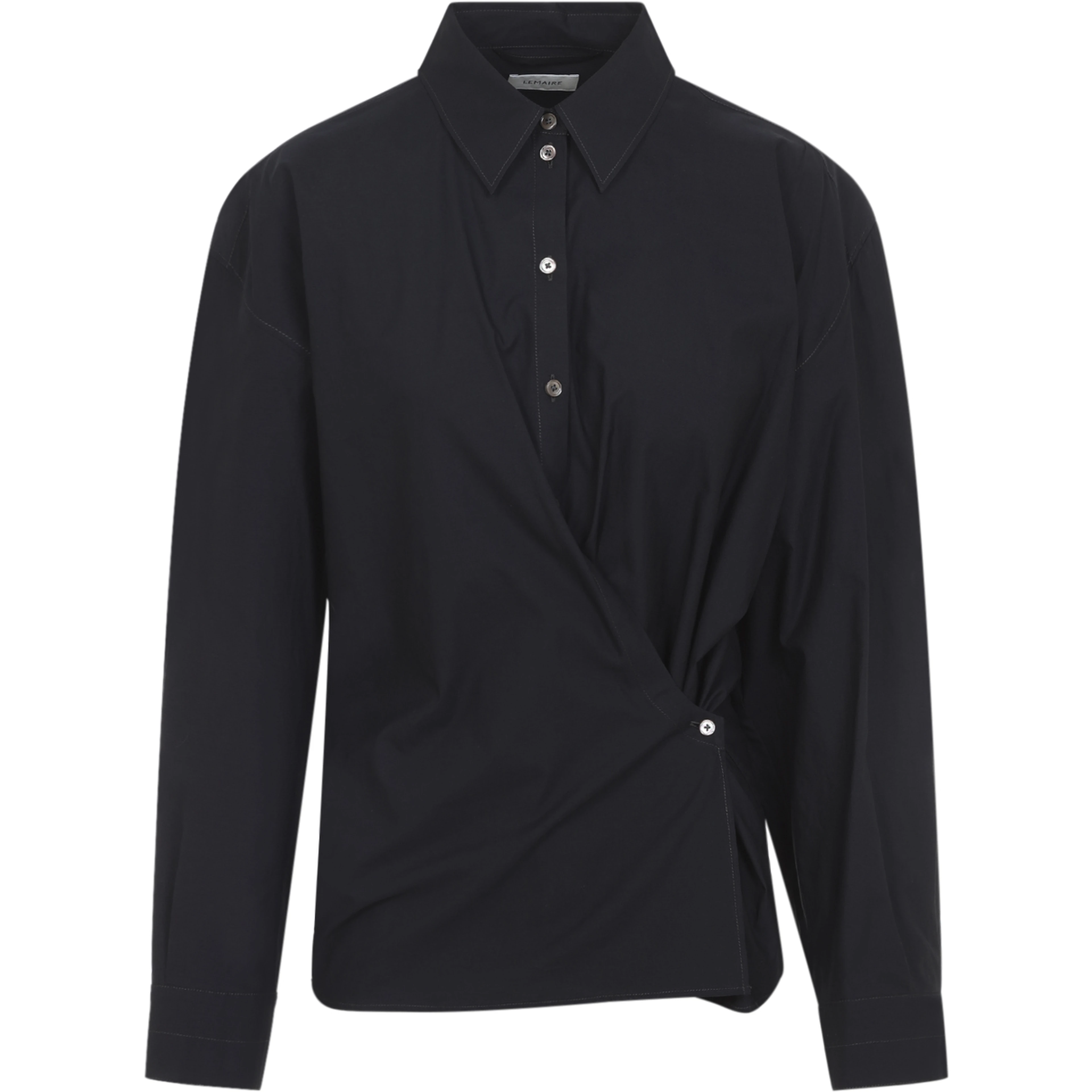 Lemaire Straight Collar Twisted Shirt