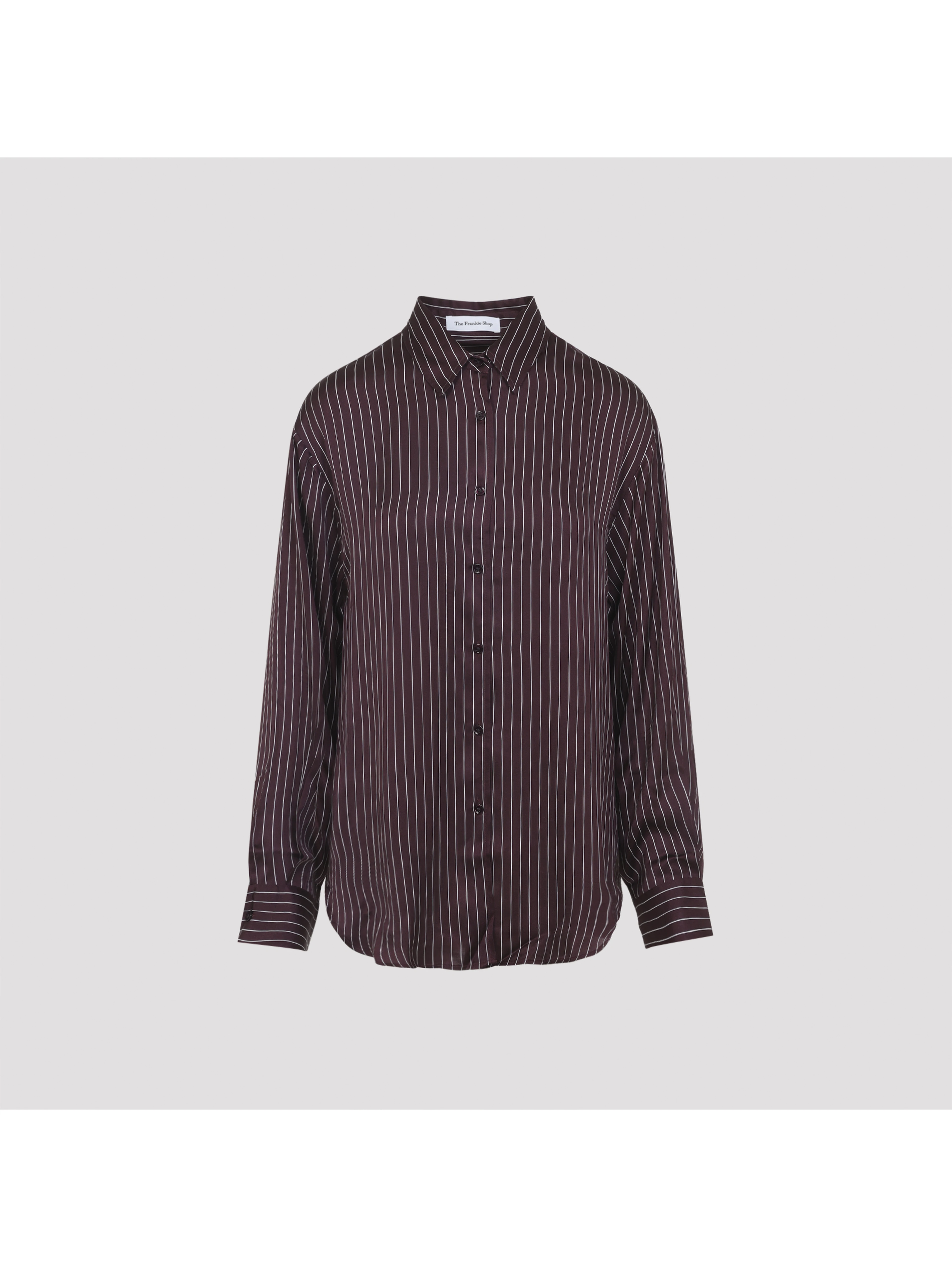 The Frankie Shop Peri Satin Fluid Shirt