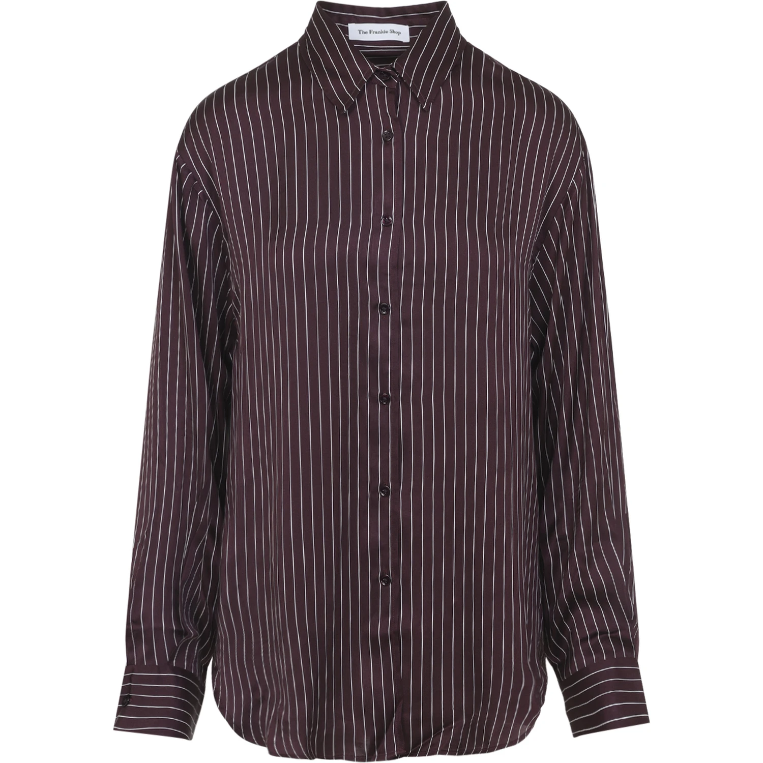 The Frankie Shop Peri Satin Fluid Shirt