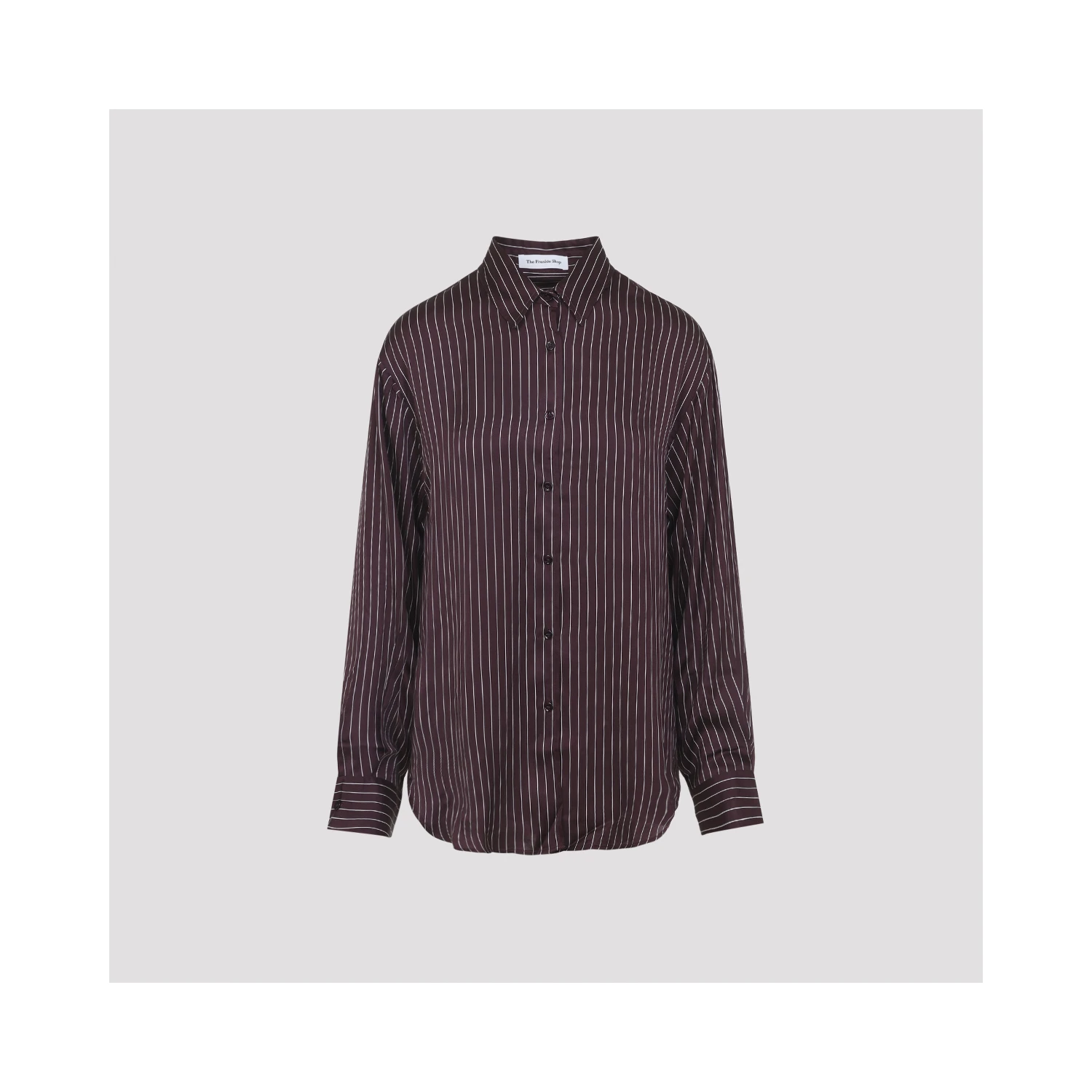 The Frankie Shop Peri Satin Fluid Shirt