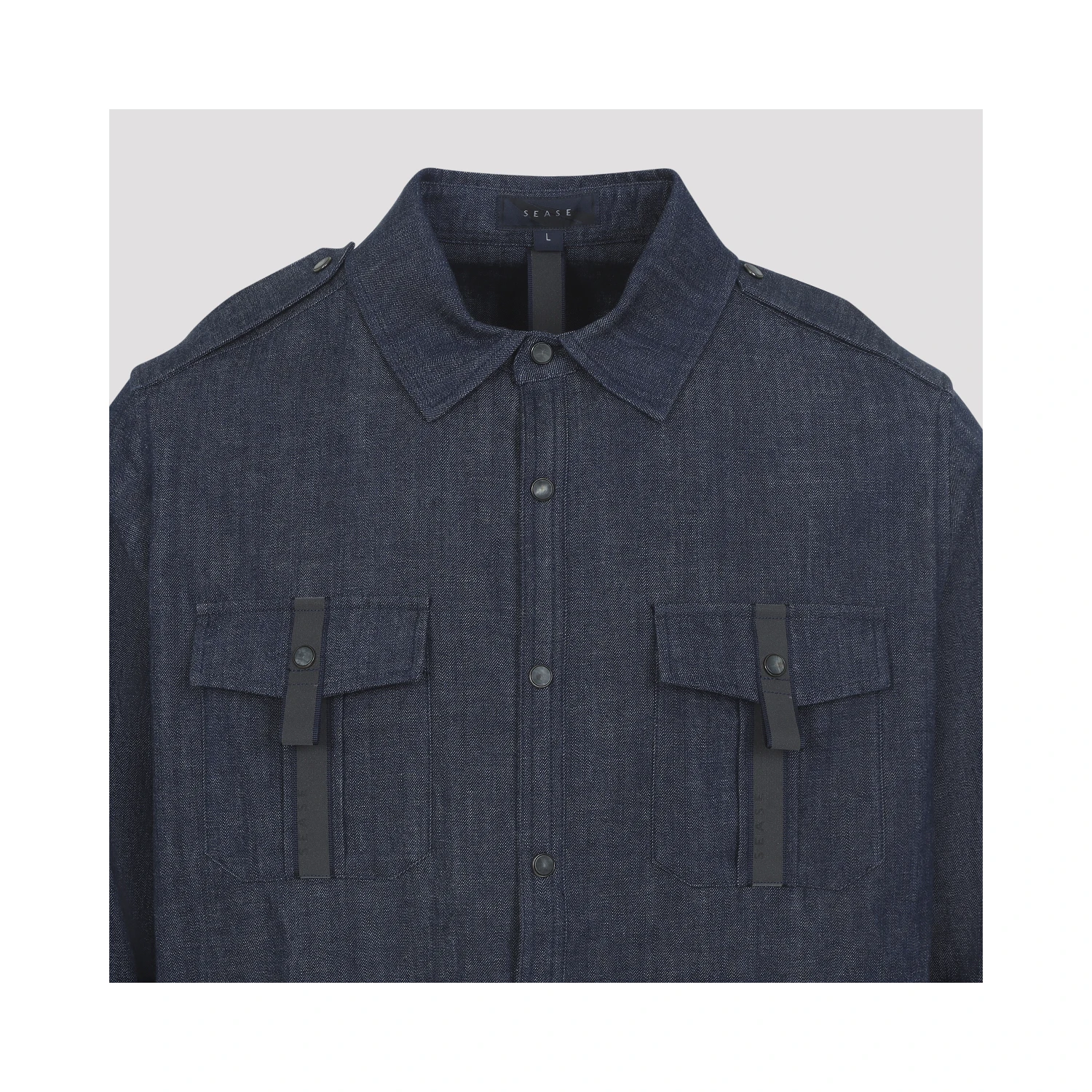 Sease Cotton Denim Overshirt