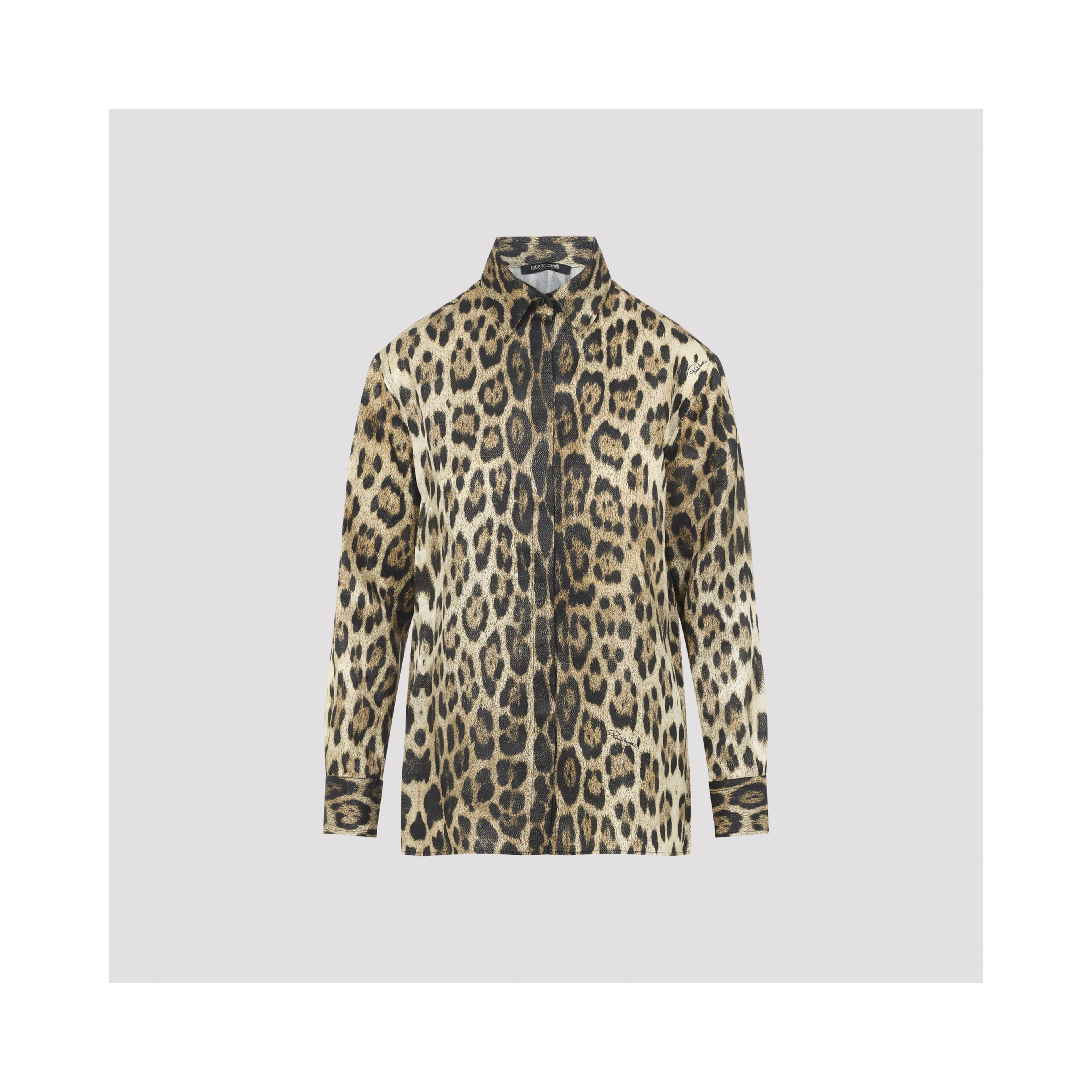 Roberto Cavalli Jaguard Print Shirt