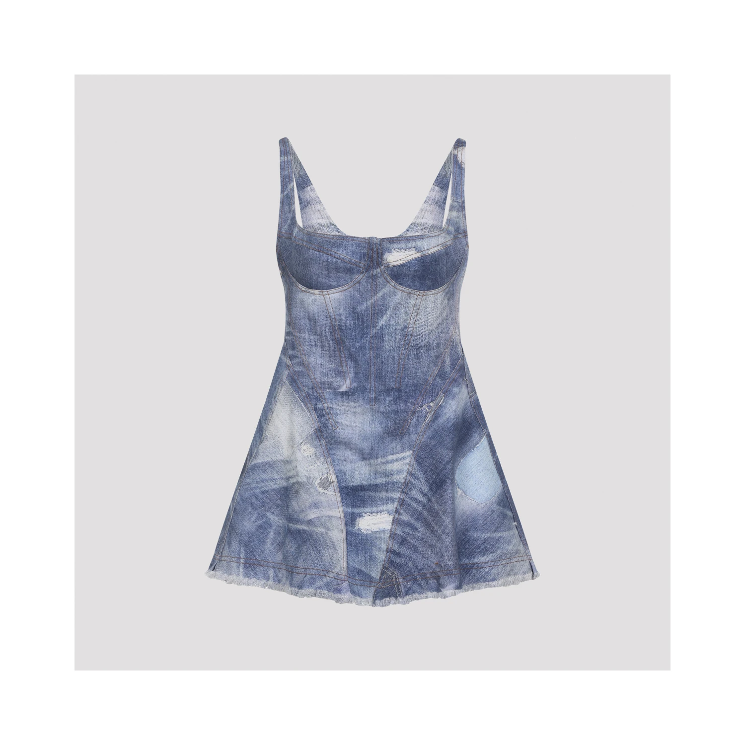Roberto Cavalli Cotton Mini Dress