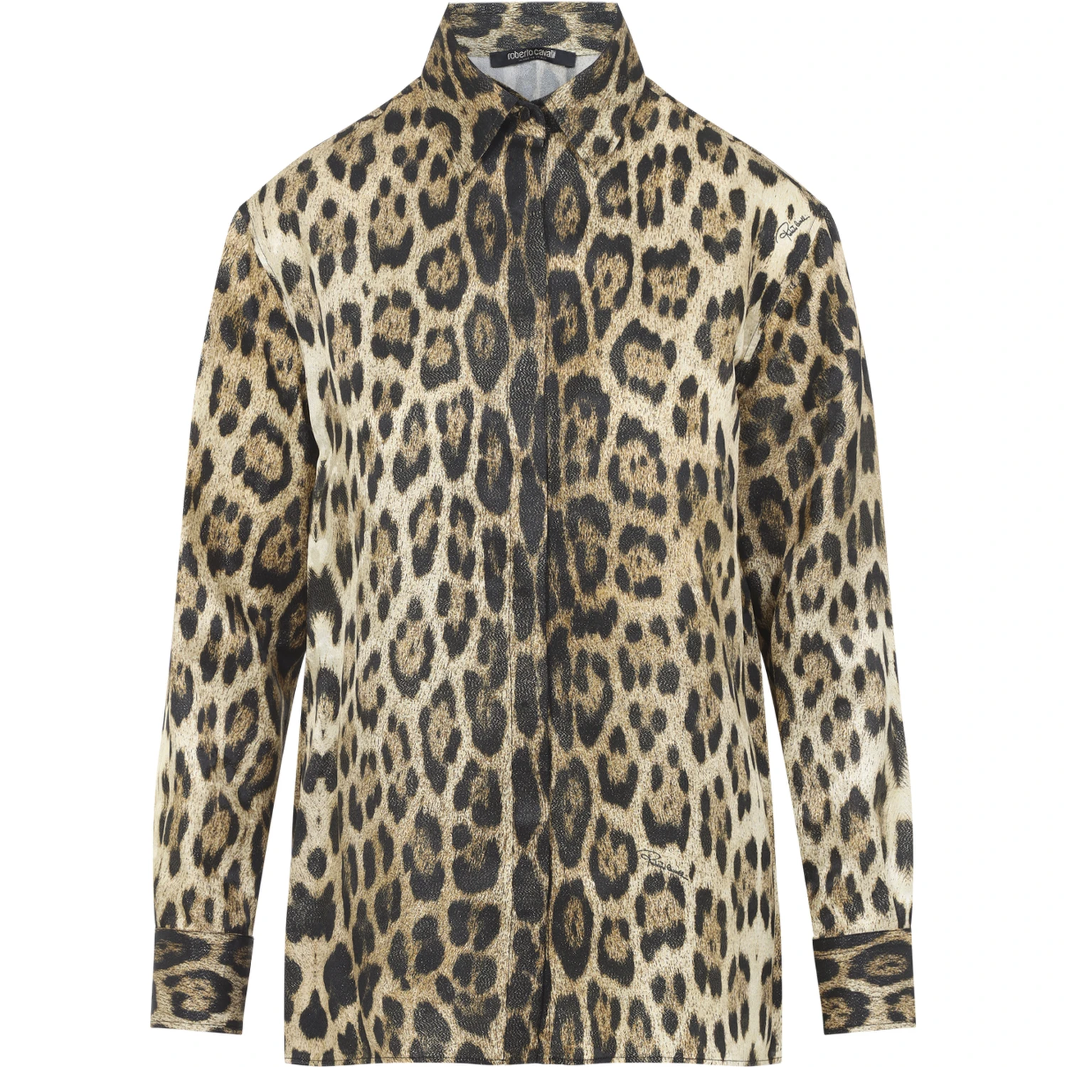 Roberto Cavalli Jaguard Print Shirt