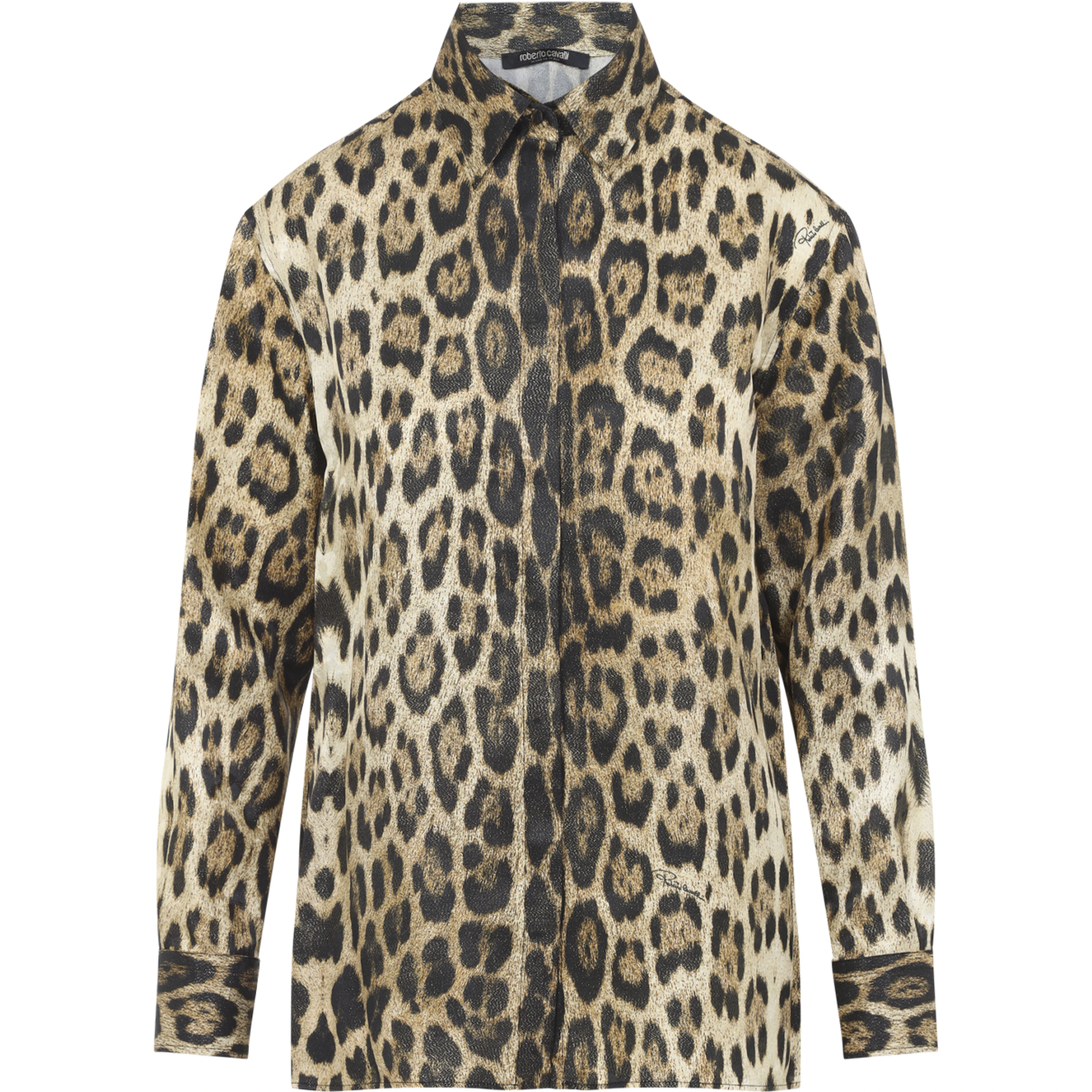 Roberto Cavalli Jaguard Print Shirt