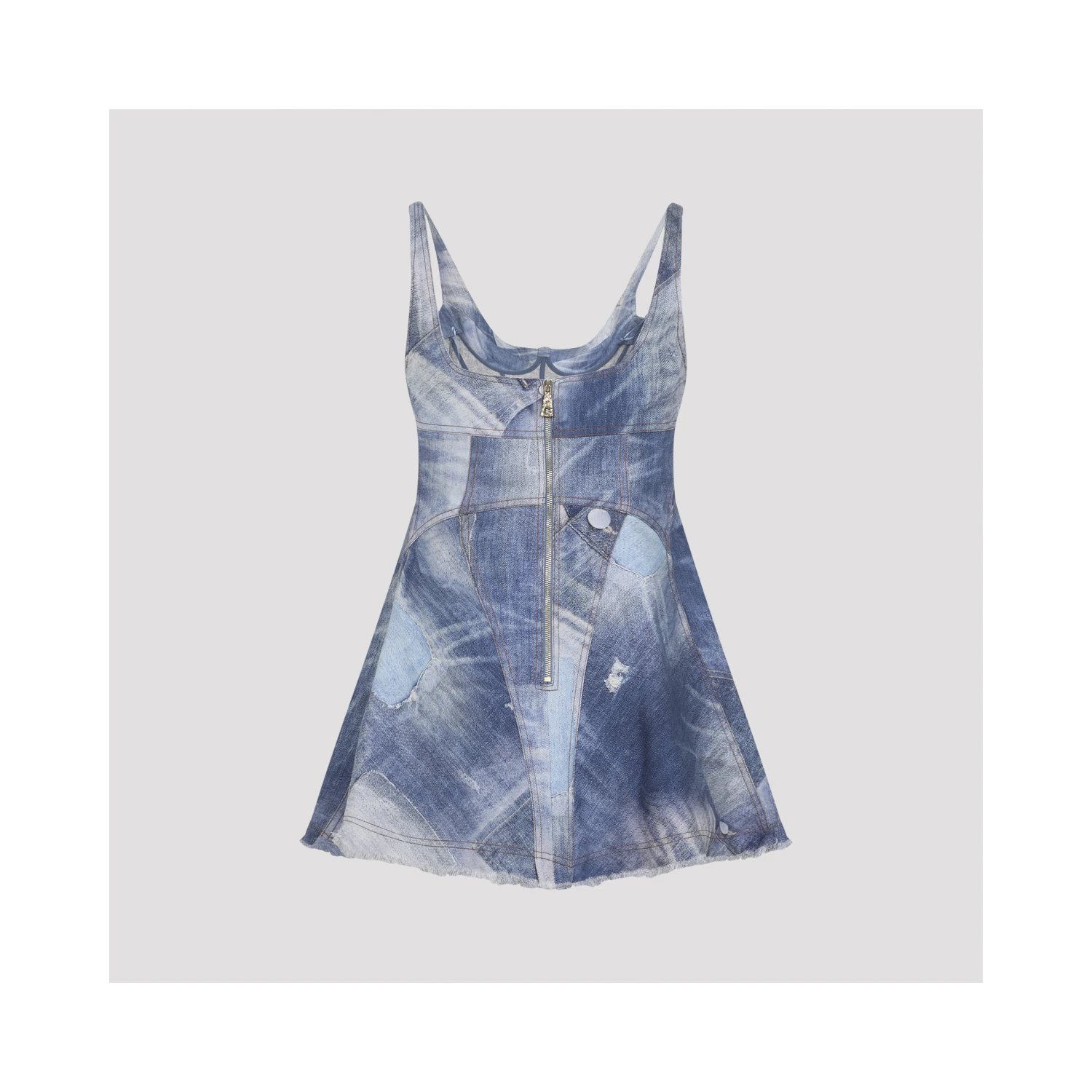 Roberto Cavalli Cotton Mini Dress