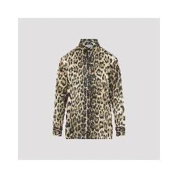 Roberto Cavalli Jaguard Print Shirt