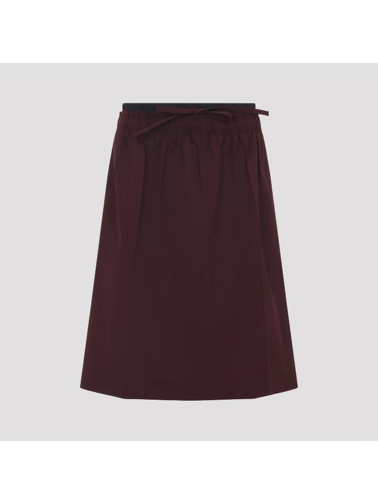 Prada Polyester Midi Skirt