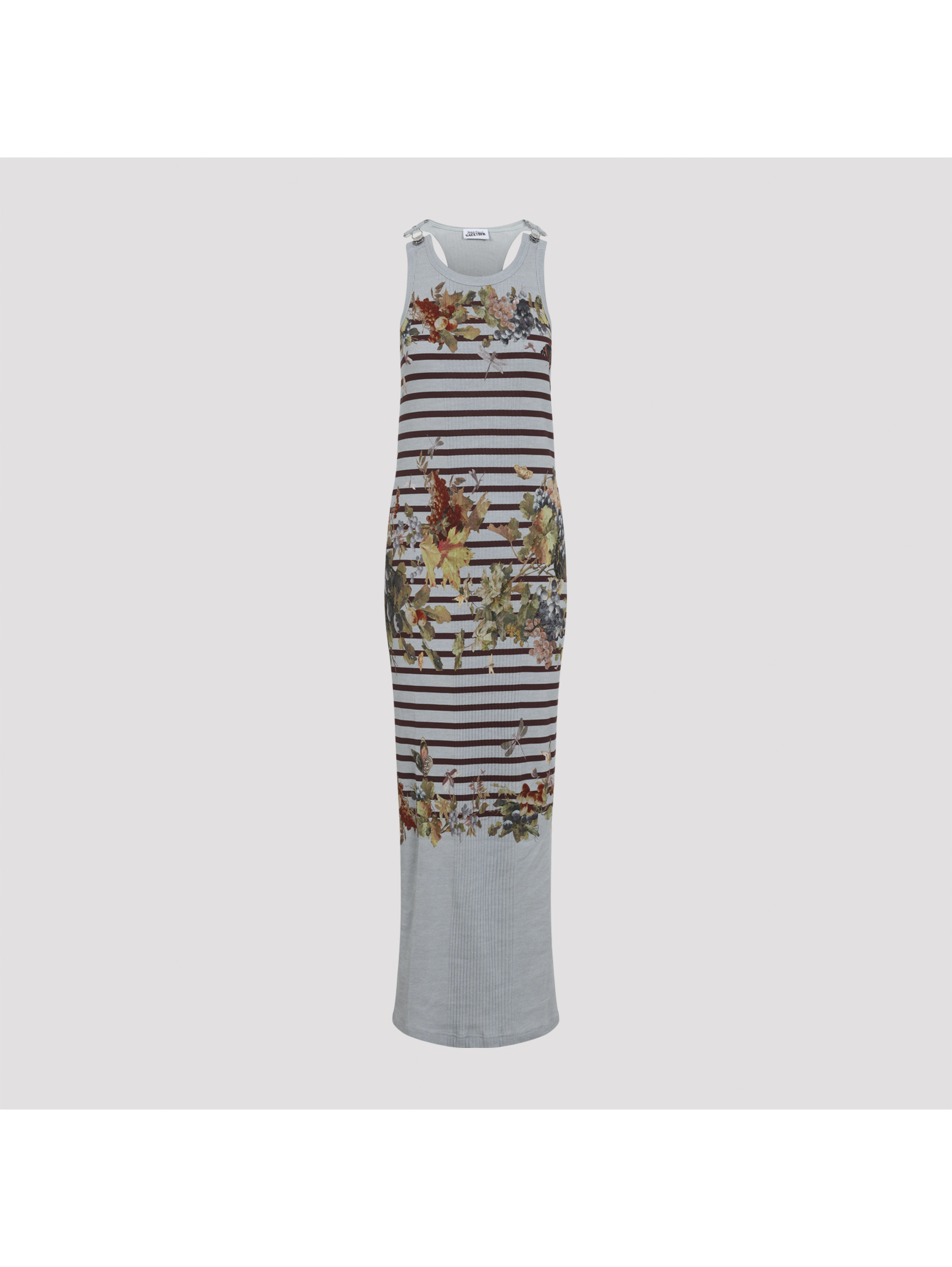 Jean Paul Gaultier Mariniere Grape Long Dress