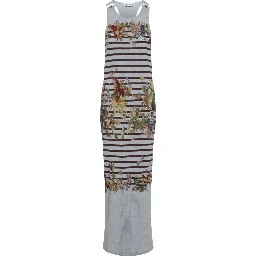 Jean Paul Gaultier Mariniere Grape Long Dress