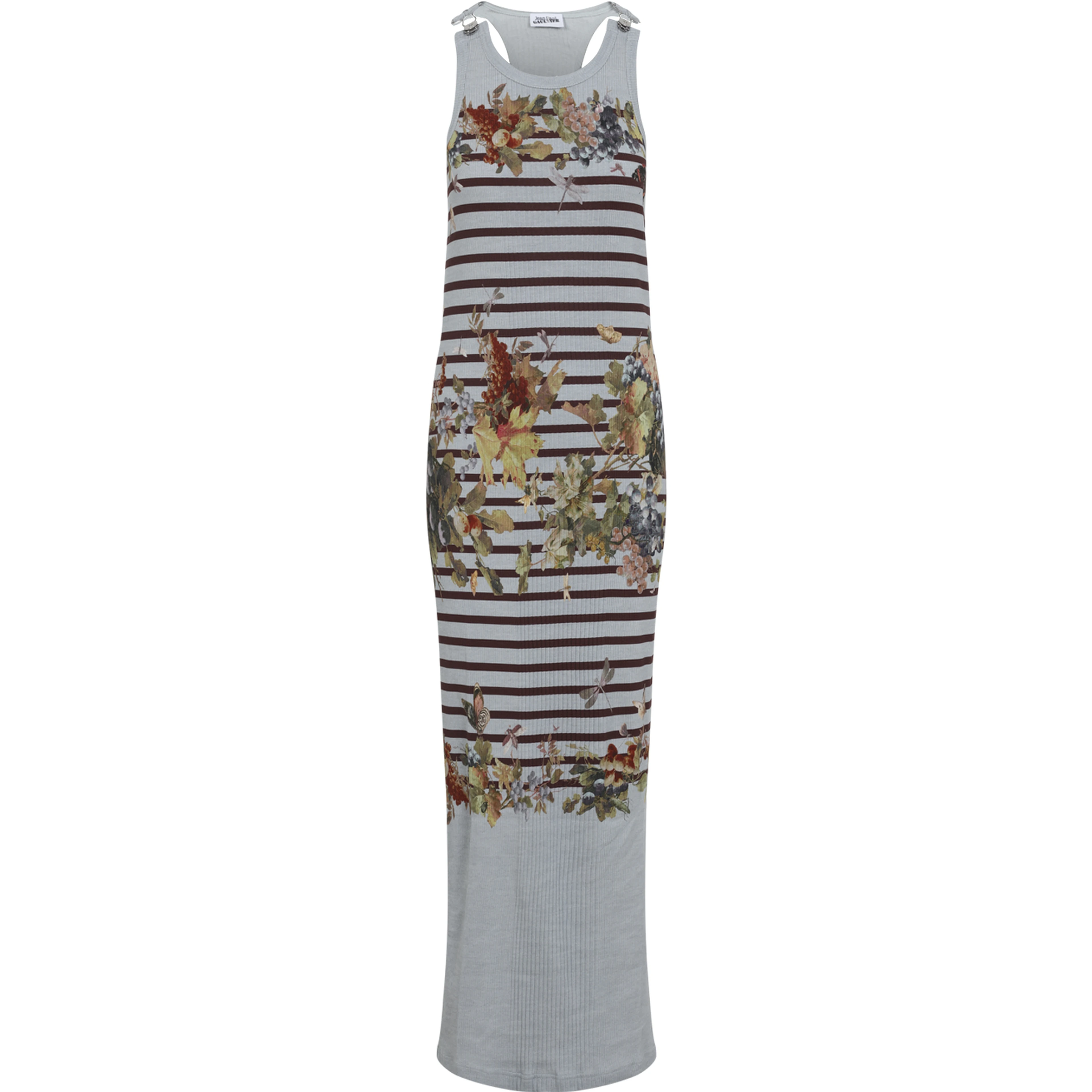 Jean Paul Gaultier Mariniere Grape Long Dress
