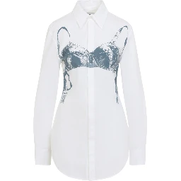 Jean Paul Gaultier Scanned Bra Shirt