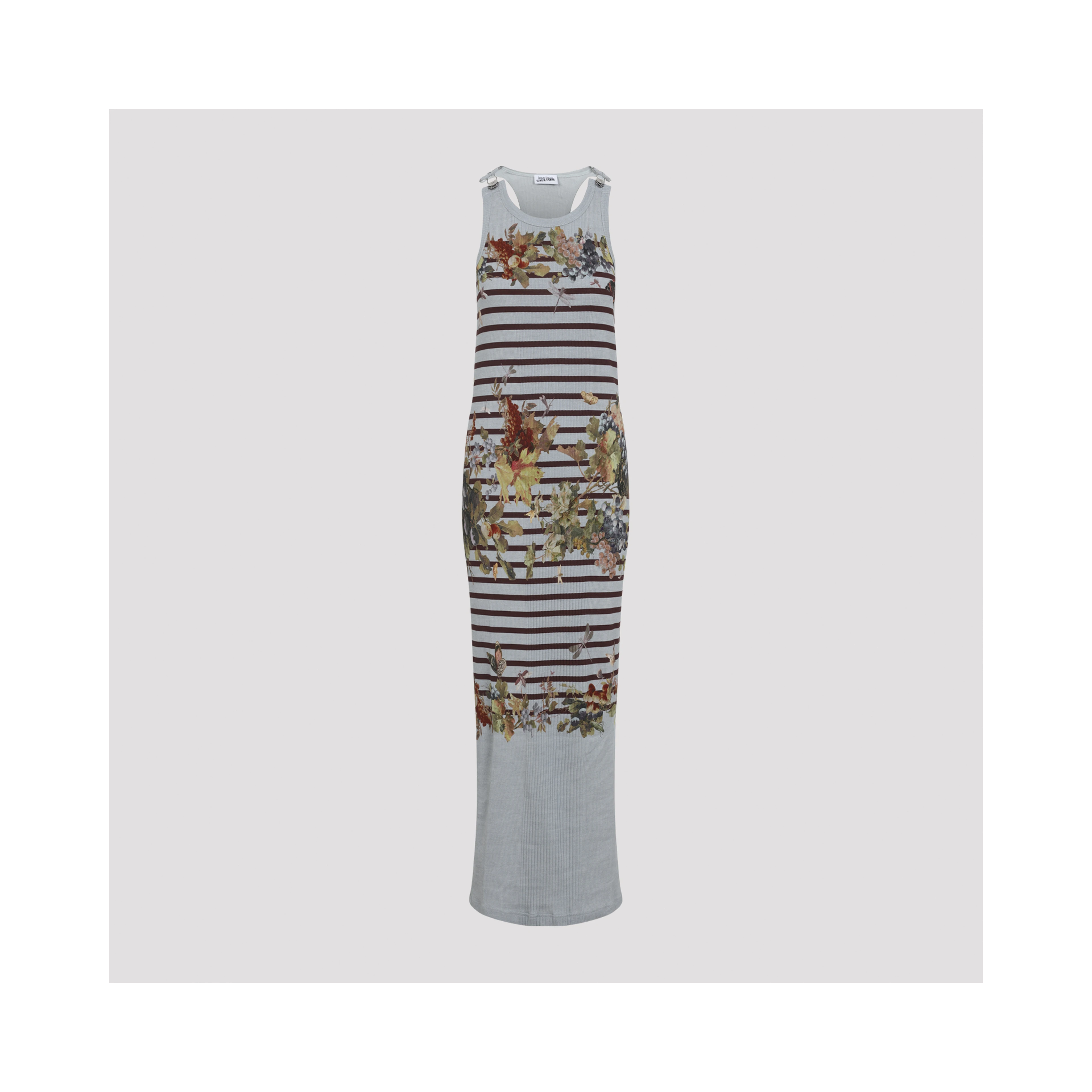 Jean Paul Gaultier Mariniere Grape Long Dress