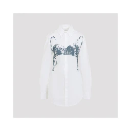 Jean Paul Gaultier Scanned Bra Shirt