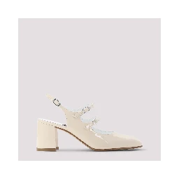 Carel Paris Banana Patent Leather Sling Back Pumps