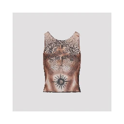 Jean Paul Gaultier Safe Sex Tattoo Top
