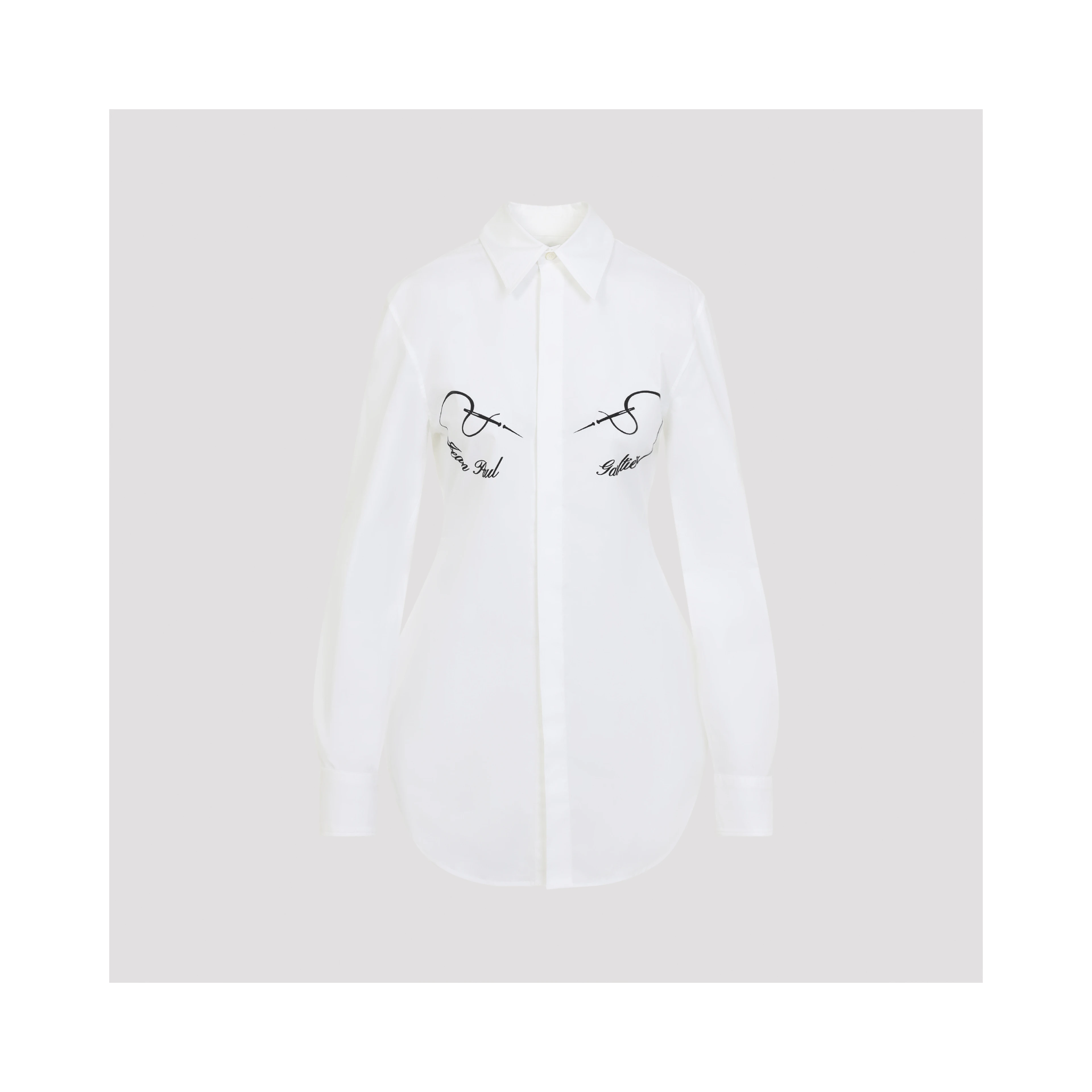 Jean Paul Gaultier Needless Flock Shirt