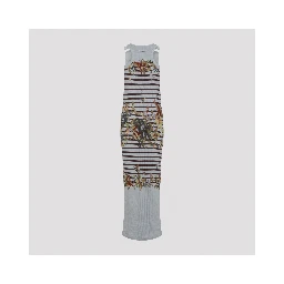 Jean Paul Gaultier Mariniere Grape Long Dress