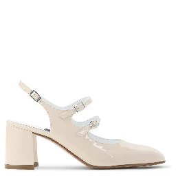 Carel Paris Banana Patent Leather Sling Back Pumps
