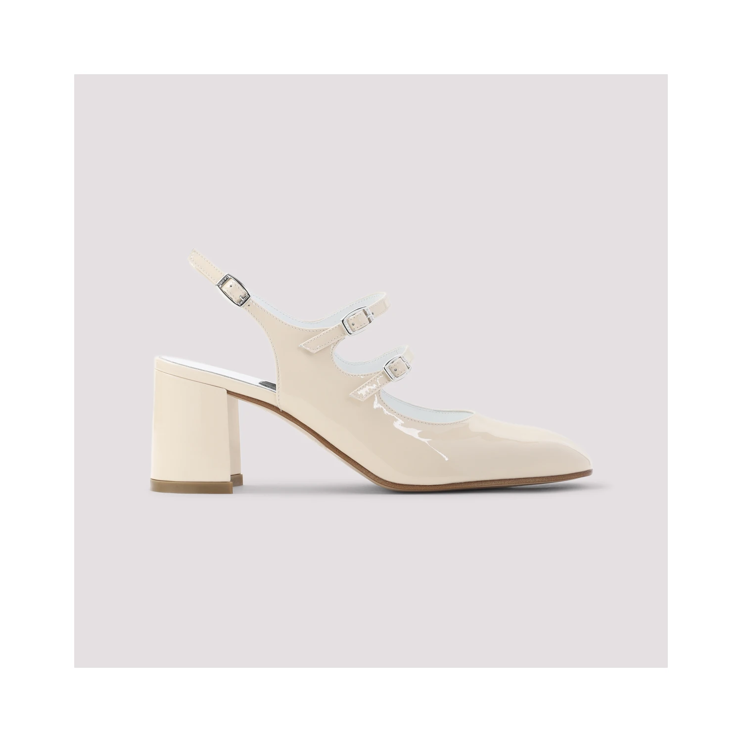 Carel Paris Banana Patent Leather Sling Back Pumps
