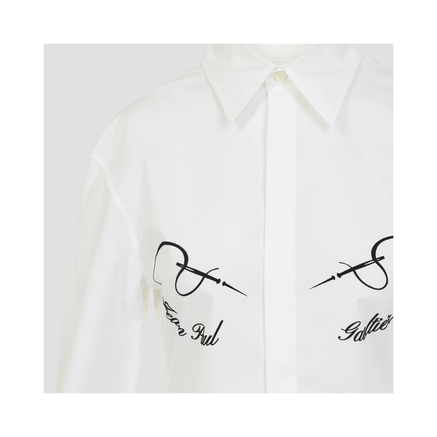 Jean Paul Gaultier Needless Flock Shirt
