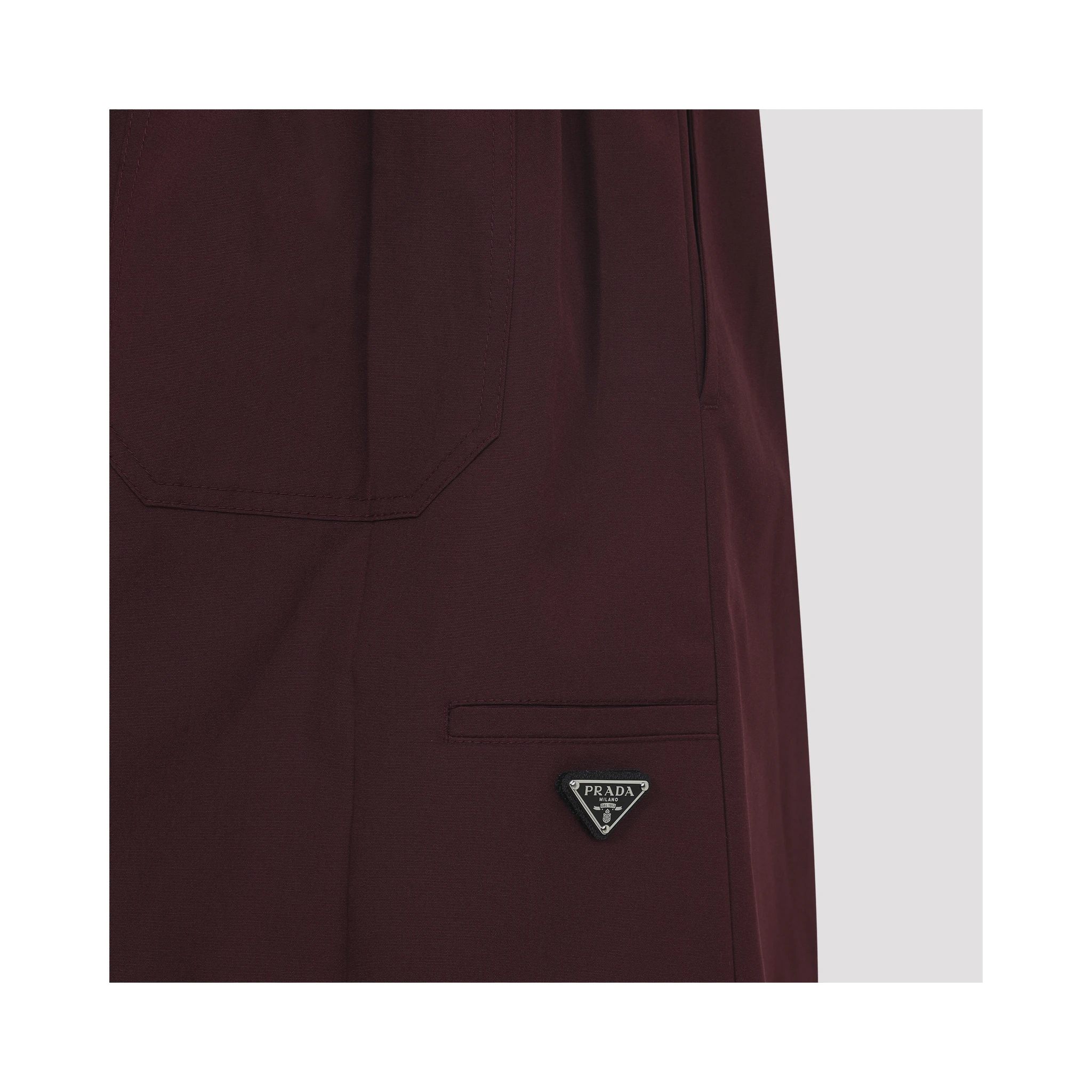 Prada Polyester Midi Skirt