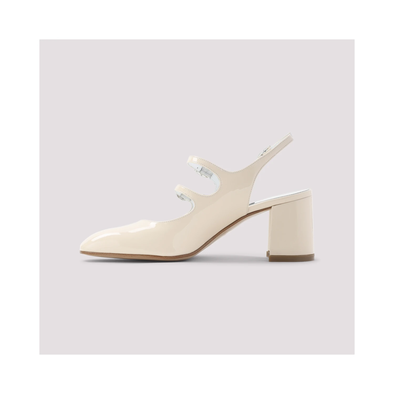 Carel Paris Banana Patent Leather Sling Back Pumps
