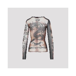 Jean Paul Gaultier Safe Sex Tattoo Top