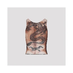 Jean Paul Gaultier Safe Sex Tattoo Top