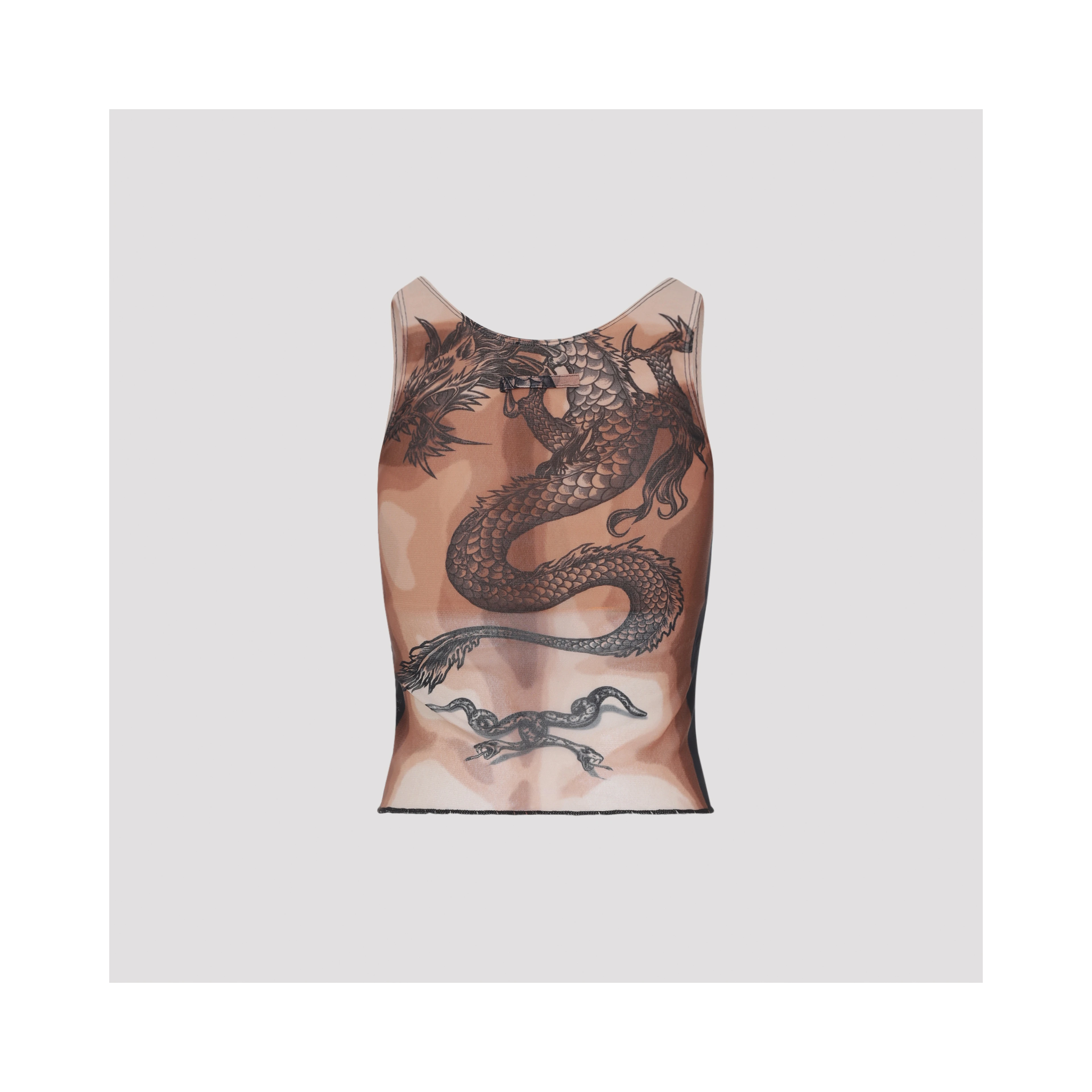 Jean Paul Gaultier Safe Sex Tattoo Top
