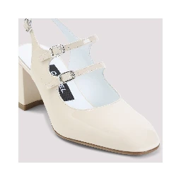 Carel Paris Banana Patent Leather Sling Back Pumps