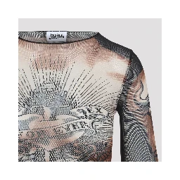 Jean Paul Gaultier Safe Sex Tattoo Top