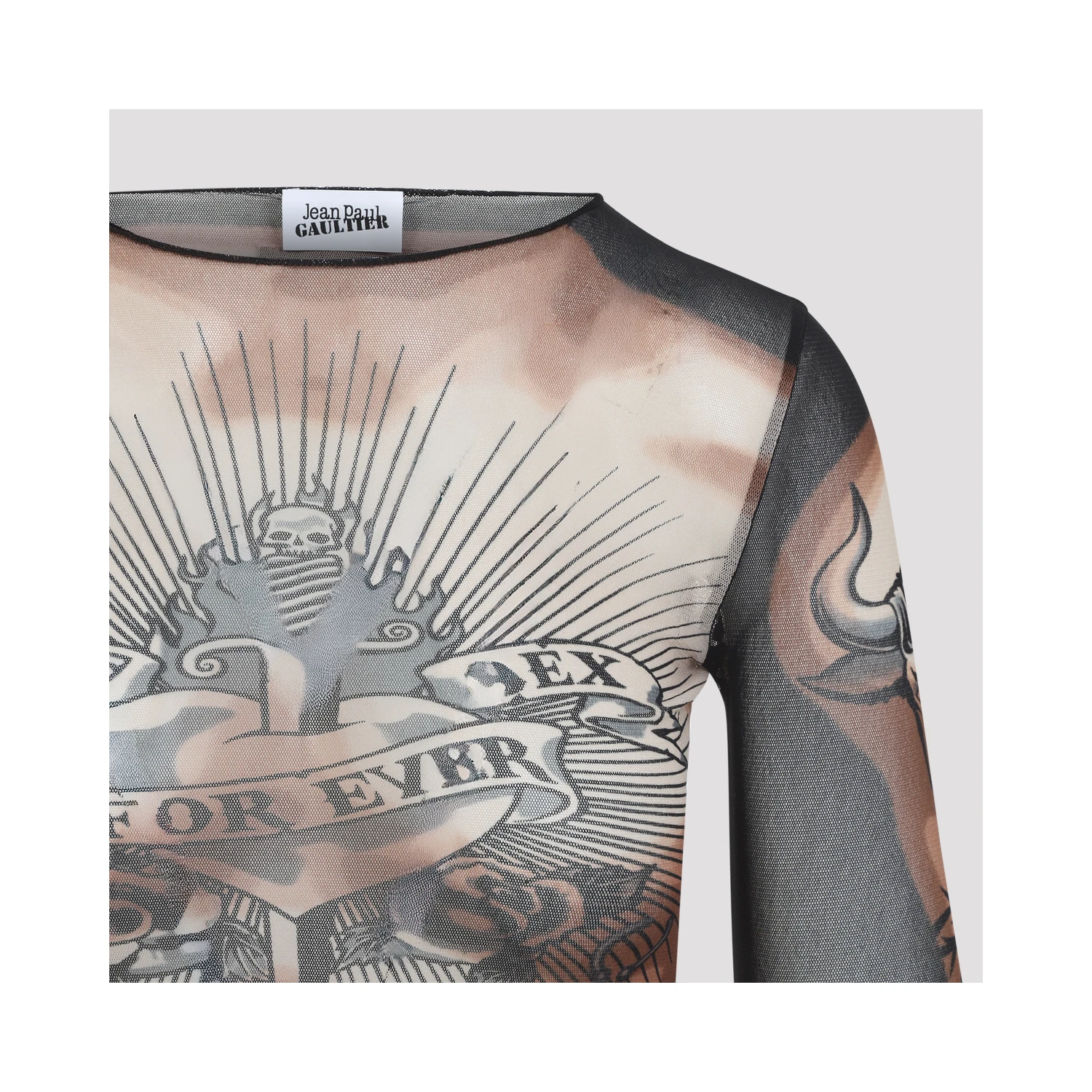 Jean Paul Gaultier Safe Sex Tattoo Top
