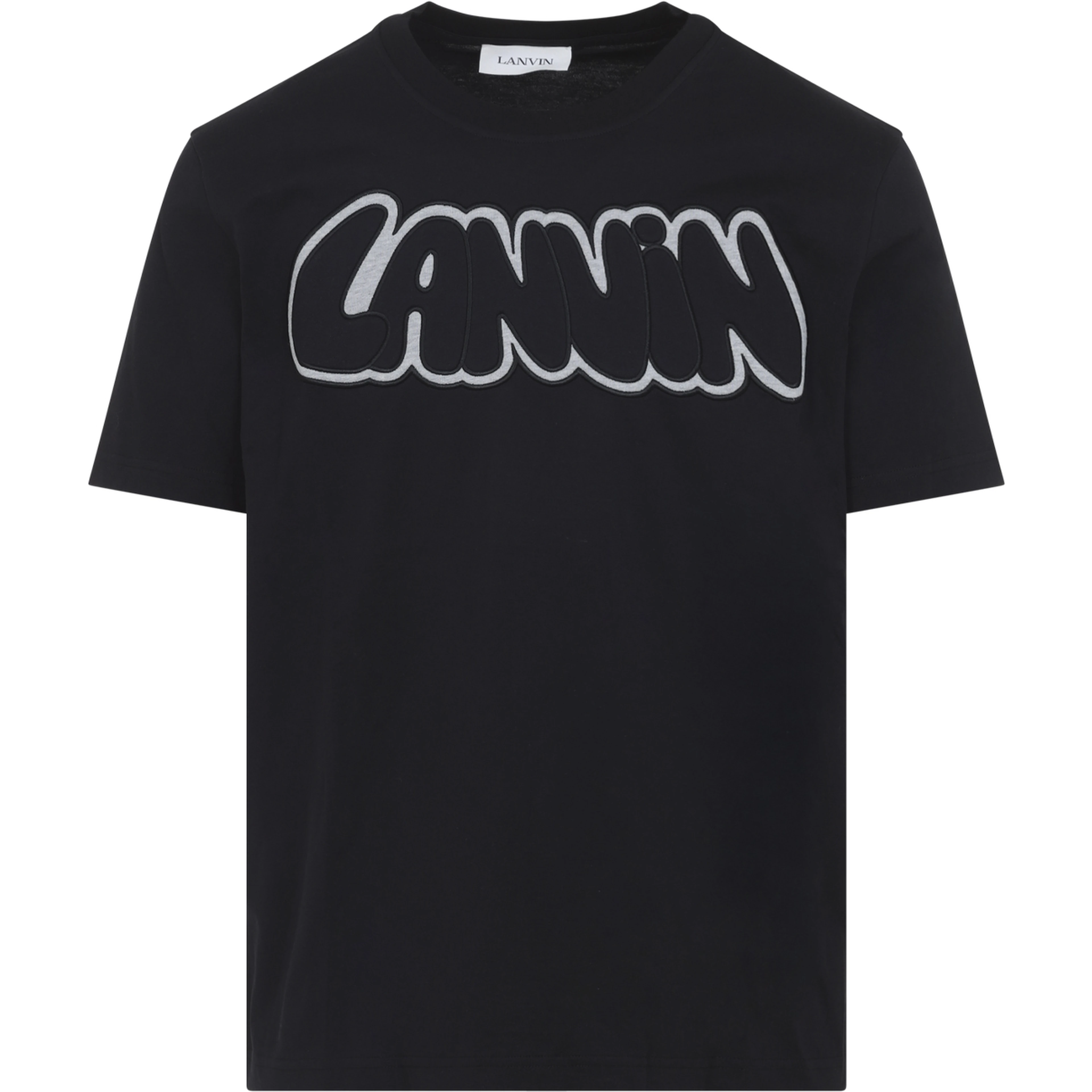 Lanvin Embroidered Logo T-shirt